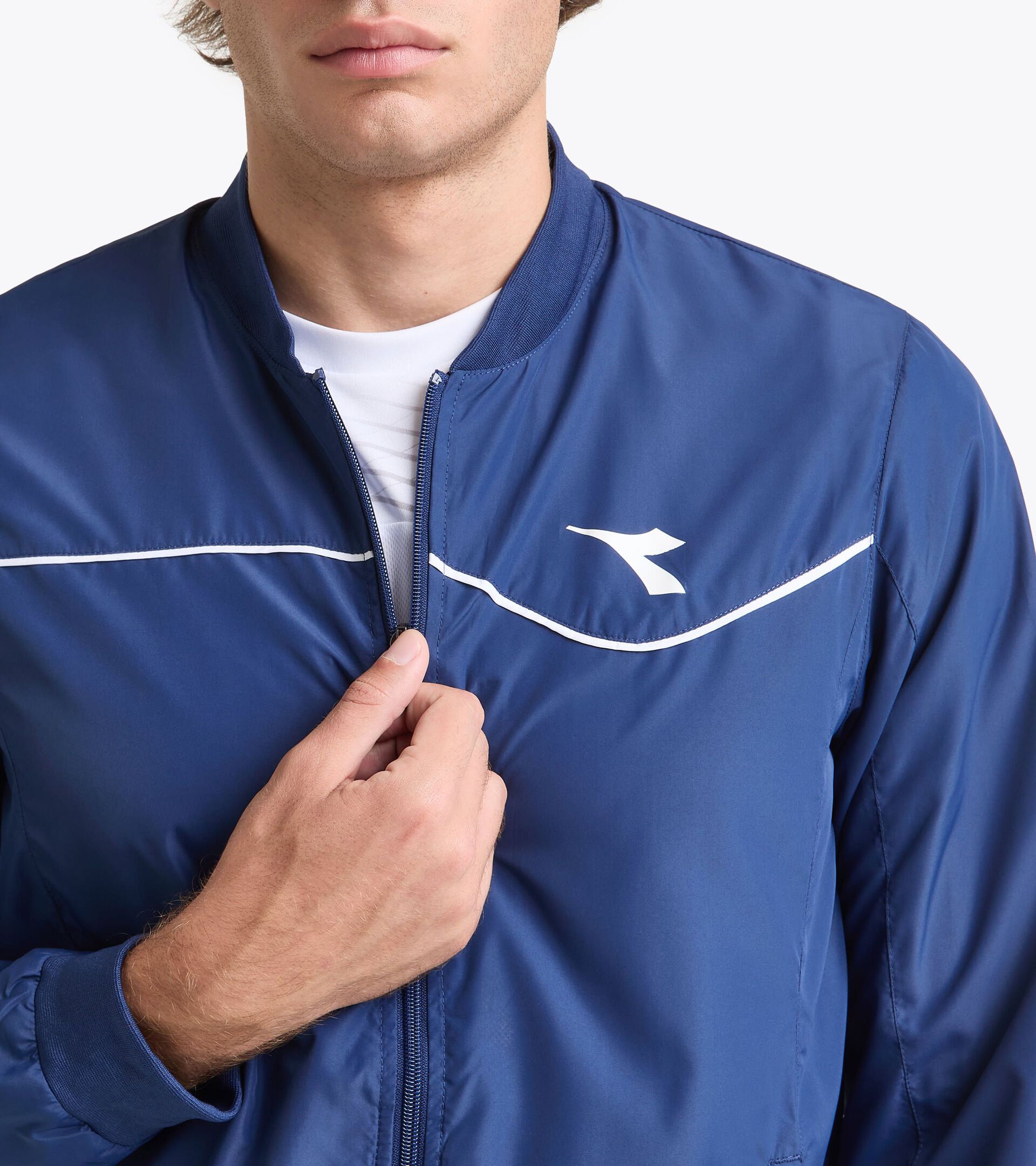 Chaqueta de tenis - Hombre JACKET COURT AZUL FINCA - Diadora
