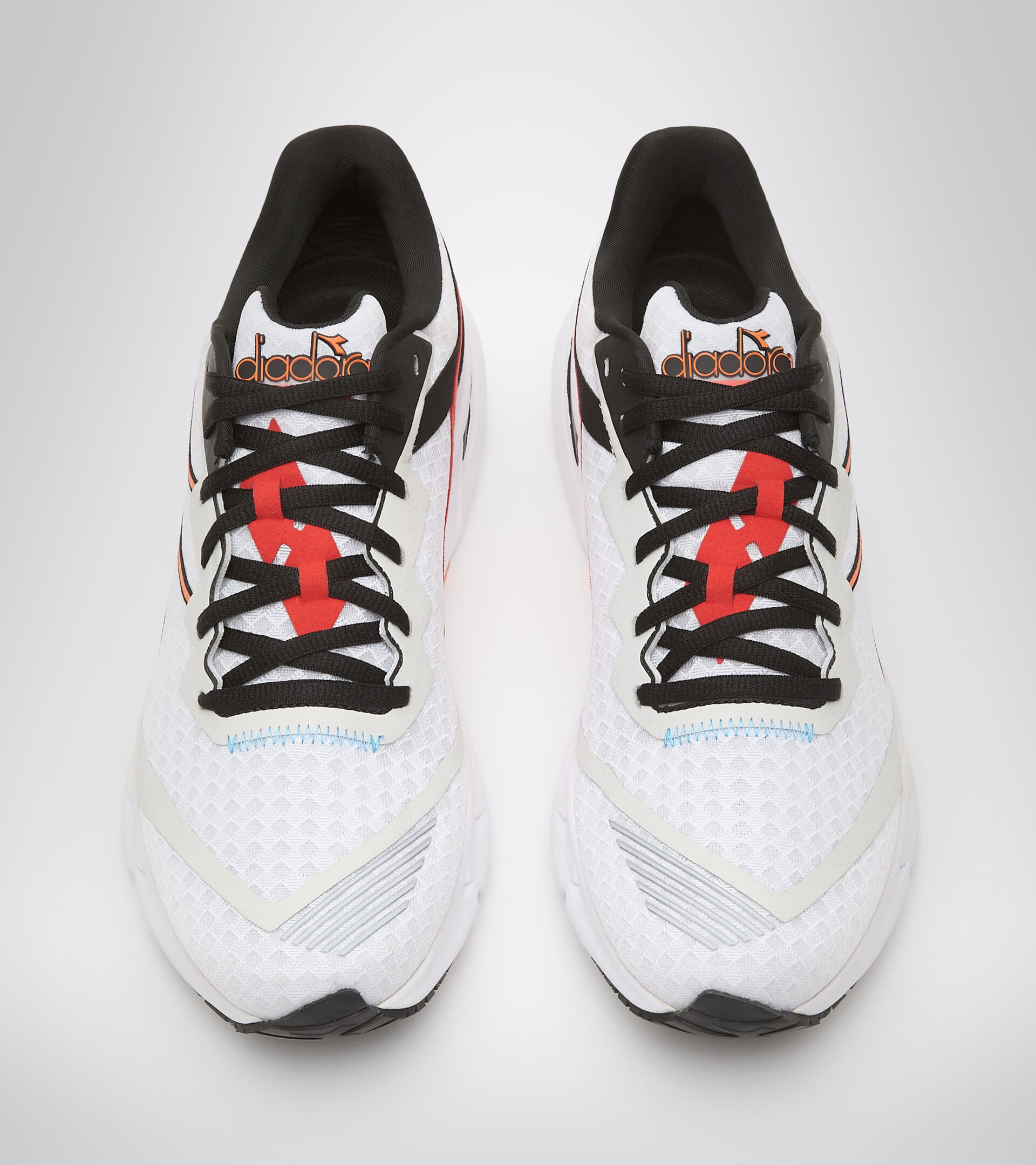 Scarpa da running - Uomo MYTHOS BLUSHIELD VOLO 2 BIANCO/NERO/ARANCIO VERMIGLIO - Diadora