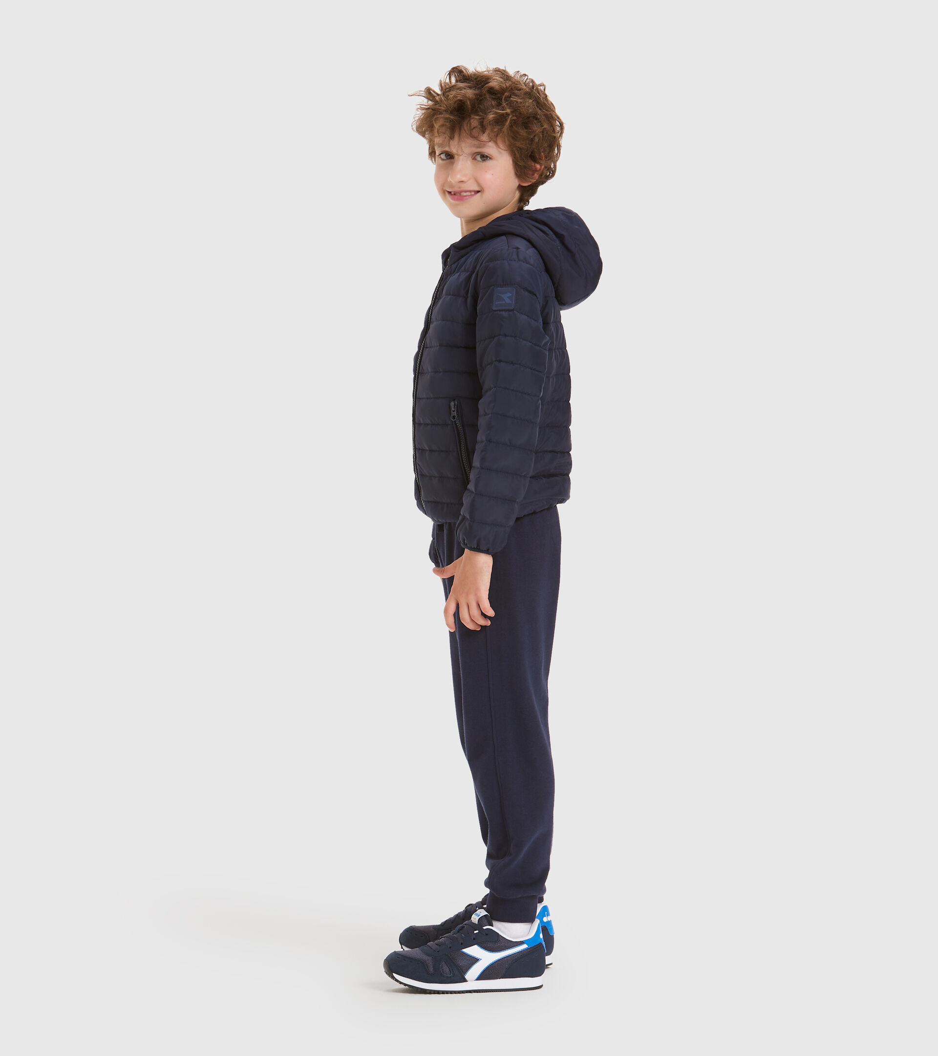 Sports trousers - Kids JU.HOODIE LIGHT JACKET CLASSIC NAVY - Diadora
