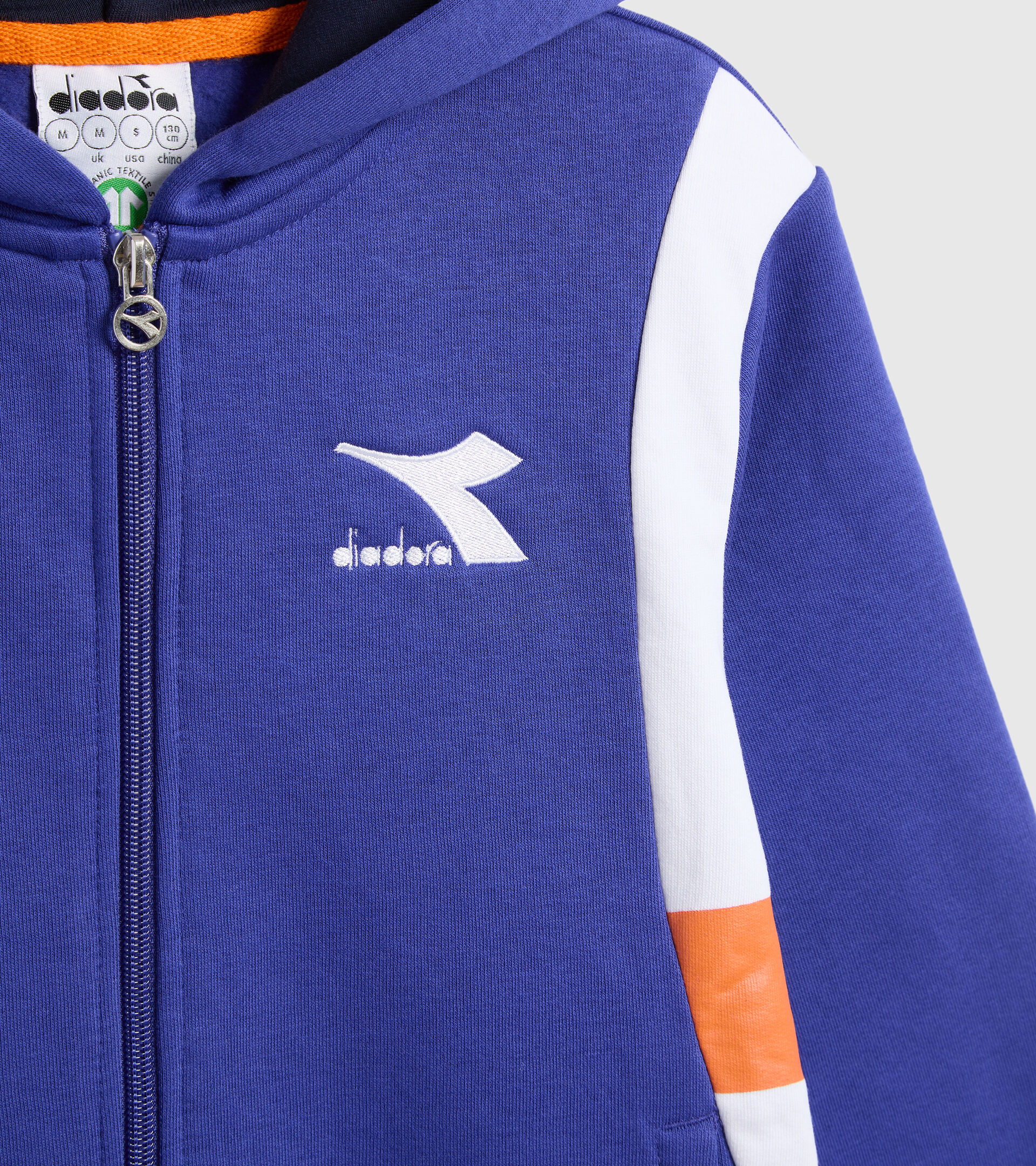 Tracksuit - Kids JB.TRACKSUIT HD FZ HOOPLA BLUE REGISTA - Diadora