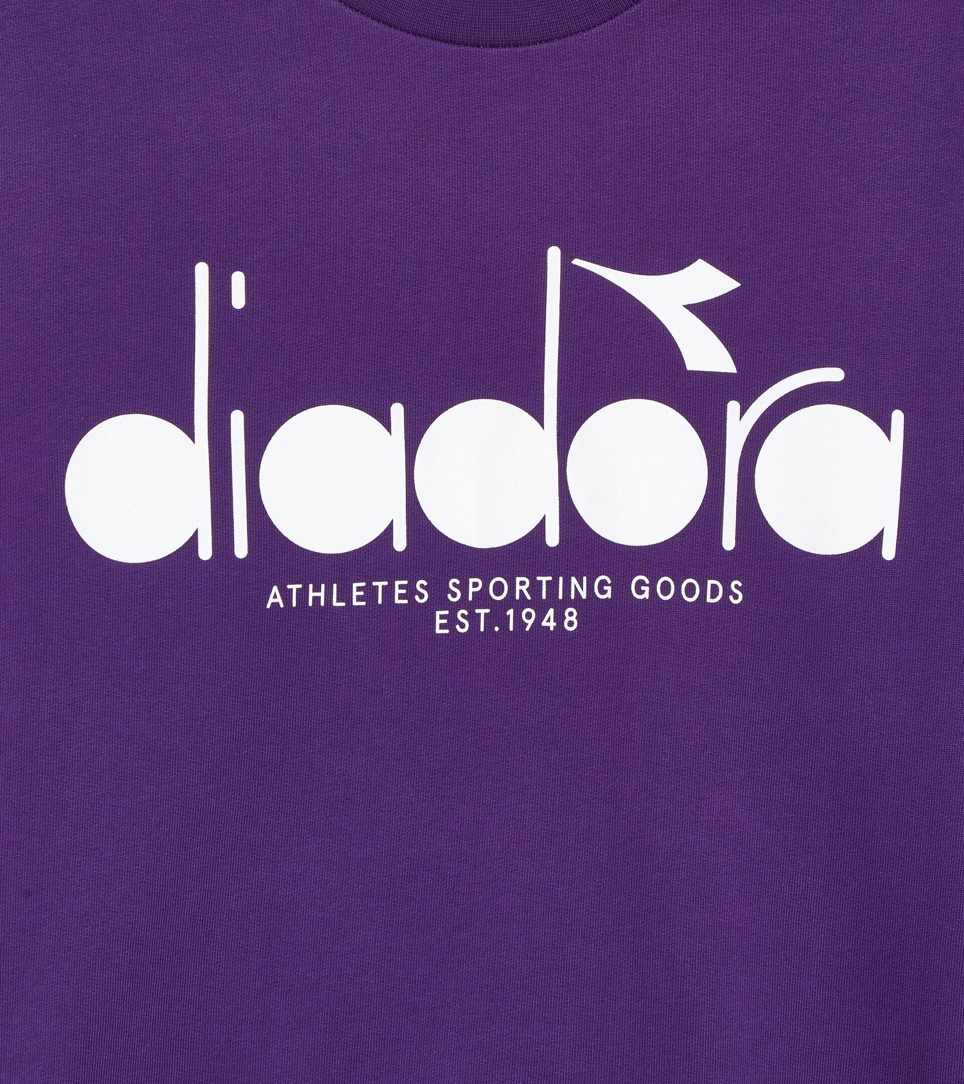 Cotton crewneck - All-Gender SWEATSHIRT CREW LOGO VIOLET JEWEL - Diadora