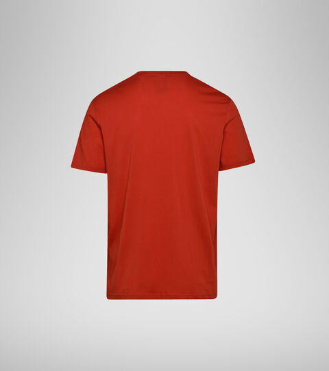 T-SHIRT SS BIG LOGO, ROJO LAVA FUNDIDA T-shirt - Hombre T-SHIRT SS BIG LOGO ROJO LAVA FUNDIDA - Diadora