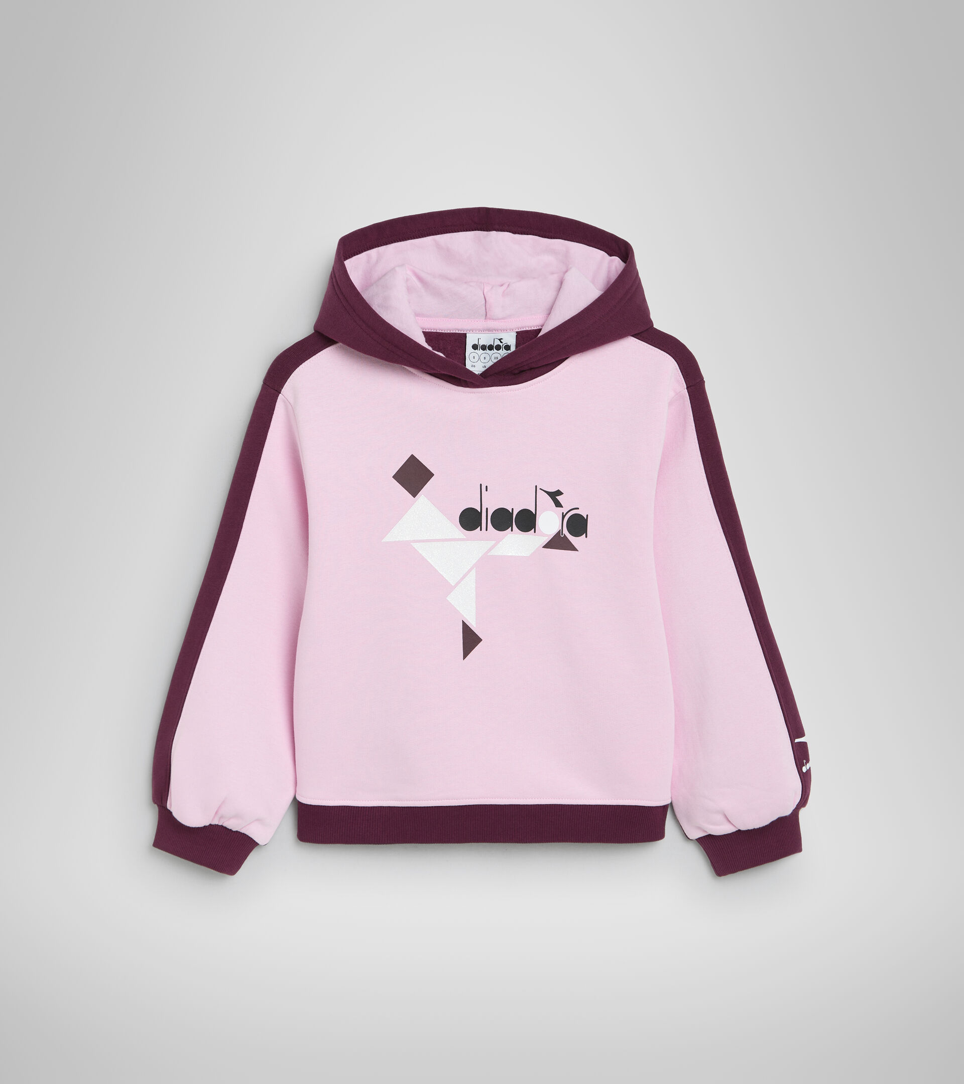 Hooded sweatshirt - Girls JG.HOODIE SWEAT GLEE AFRICAN VIOLET - Diadora