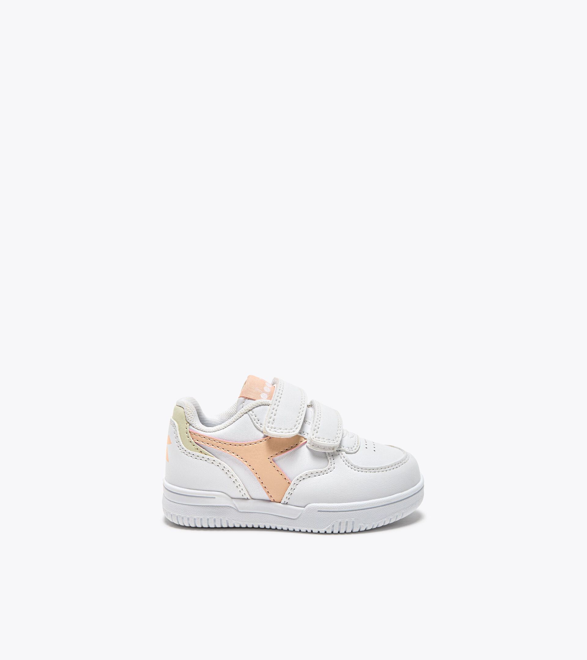 Sports shoes - Toddlers 1-4 years RAPTOR LOW TD WHITE/PEACH PARFAIT - Diadora