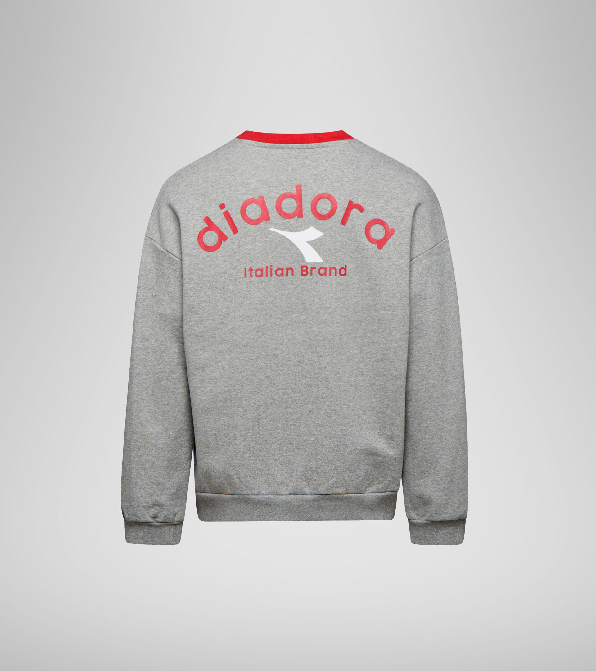 Crew-neck sweatshirt - Unisex SWEATSHIRT CREW ATLETICO LIGHT MIDDLE GREY MELANGE - Diadora