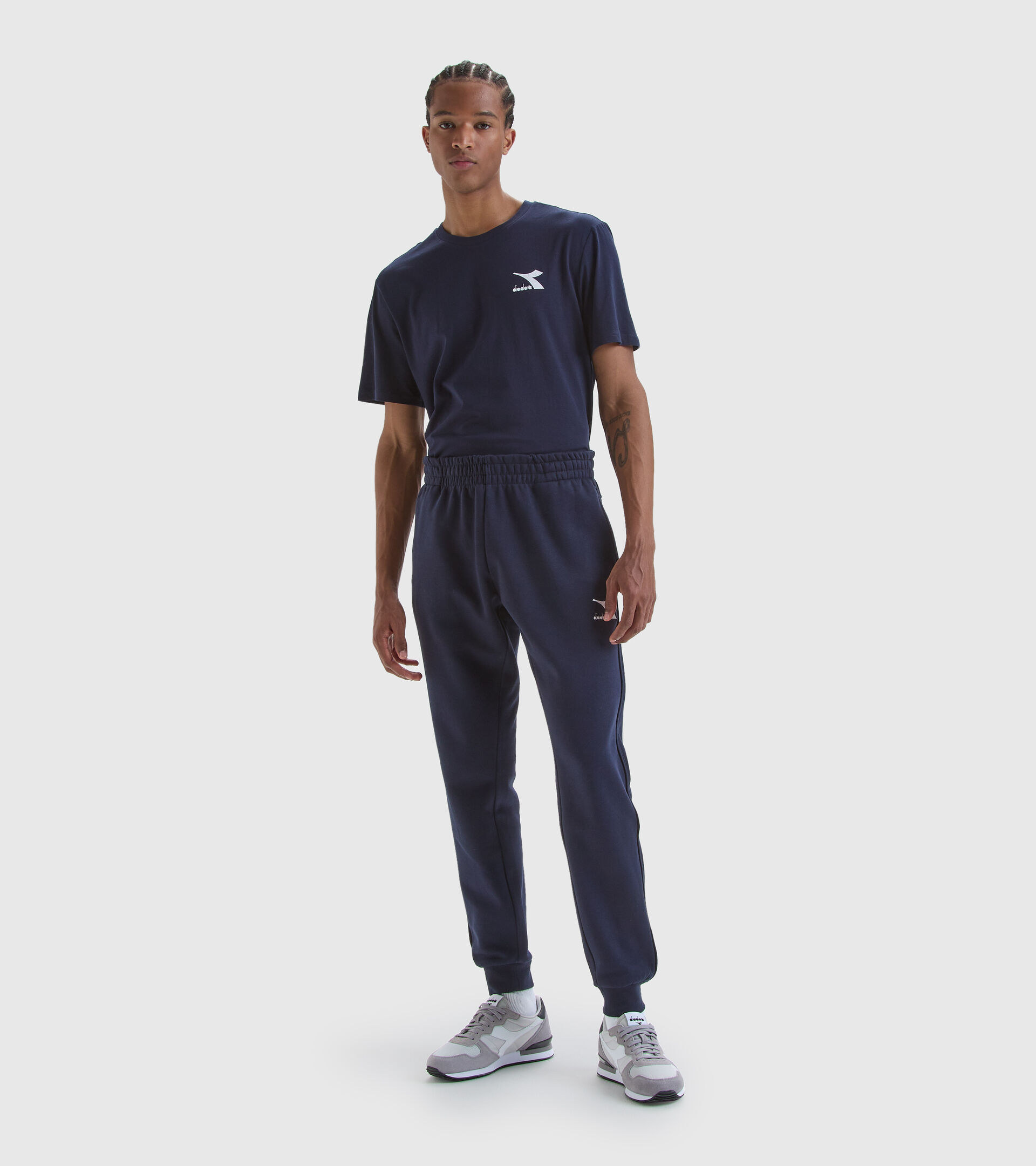 Sports trousers - Men PANTS CUFF CORE CLASSIC NAVY - Diadora