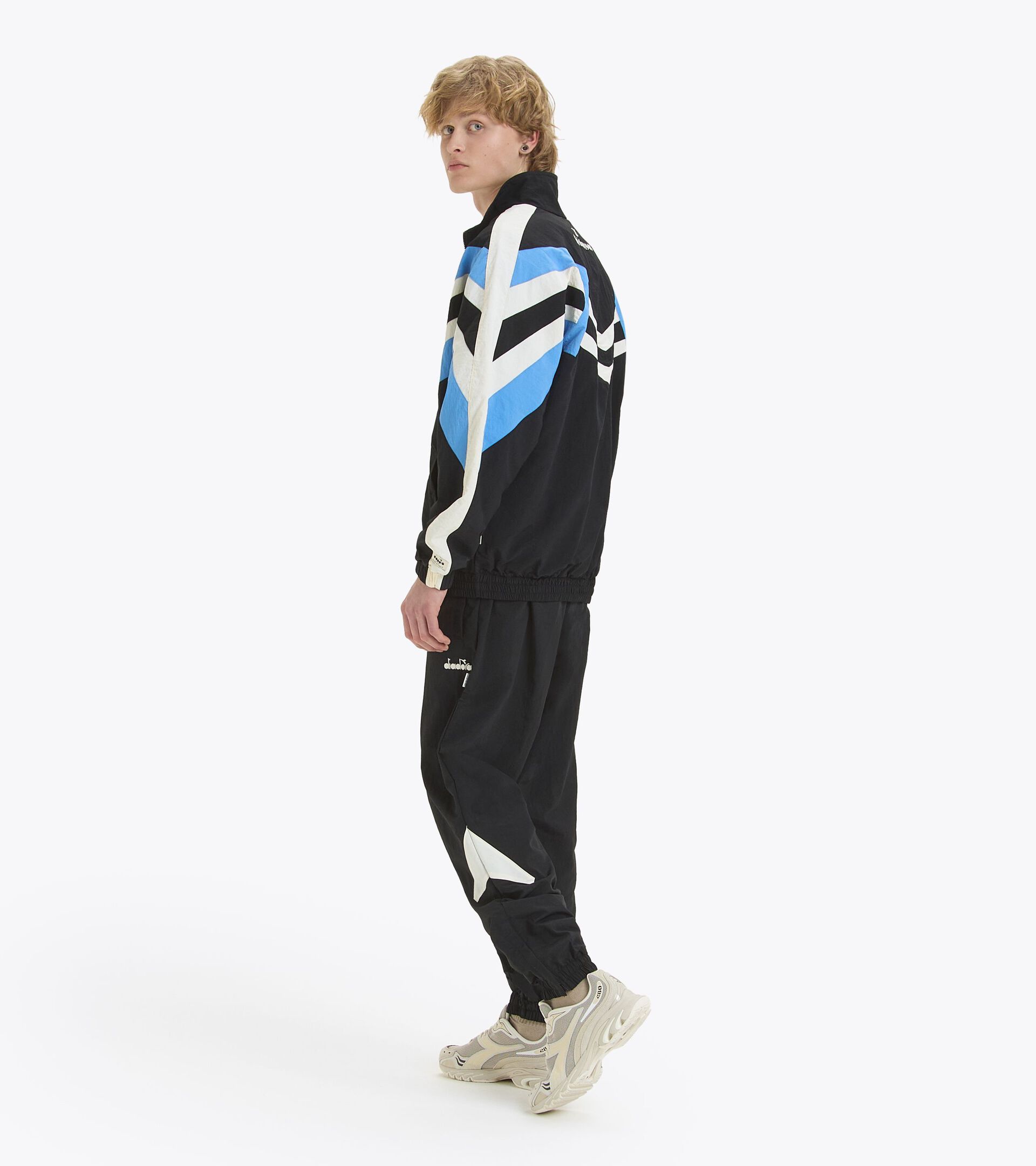 Track Jacket - Made in italy - All-Gender TRACK JACKET LEGACY BLACK - Diadora