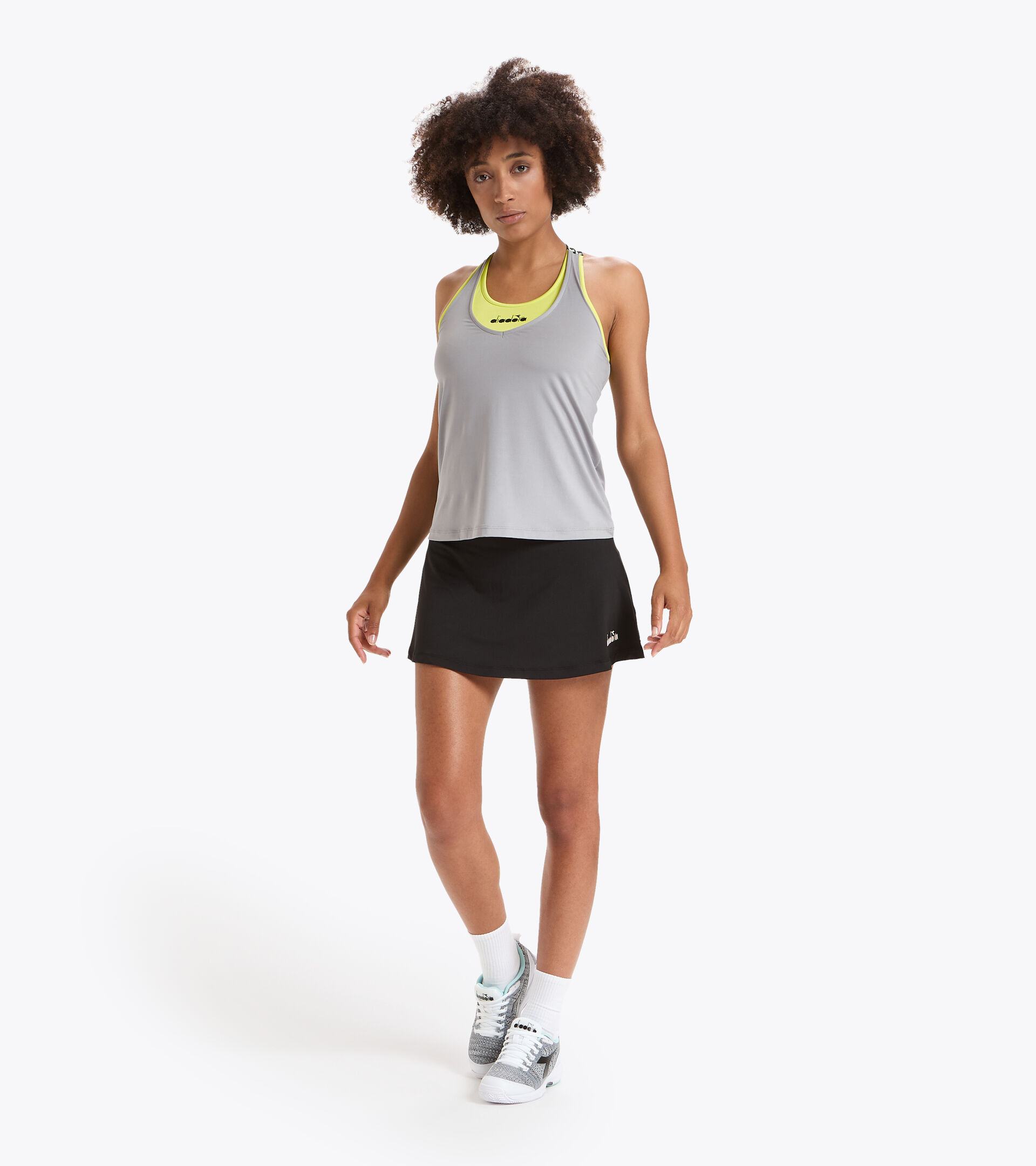 Tennis skirt - Women L. SKIRT EASY TENNIS BLACK - Diadora