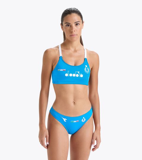 Bikini-Oberteil - Beachvolleyball-Mannschaft Italien TOP GARA DONNA BV ITALIA BLAUER MARINE BLAZER - Diadora