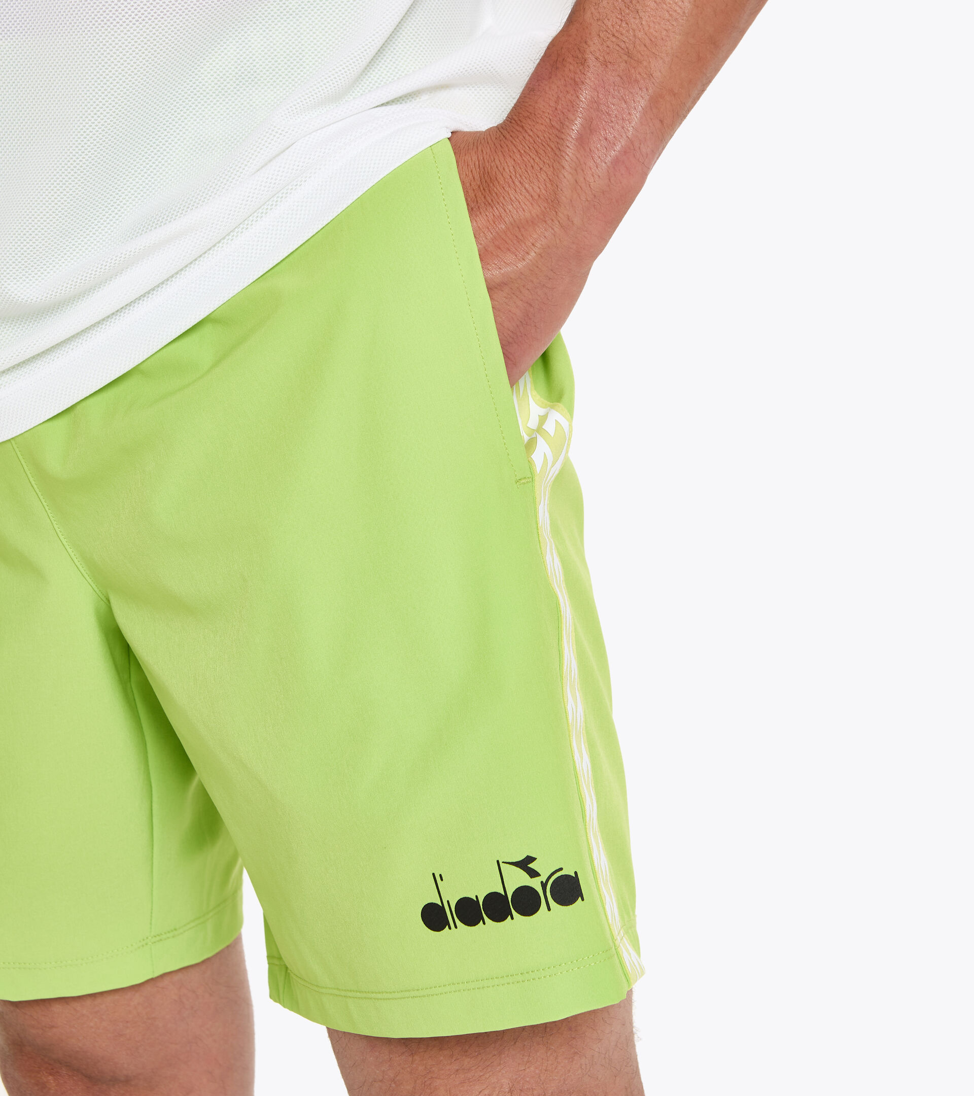 Apparel Sport UOMO BERMUDA MICRO LIME GREEN Diadora