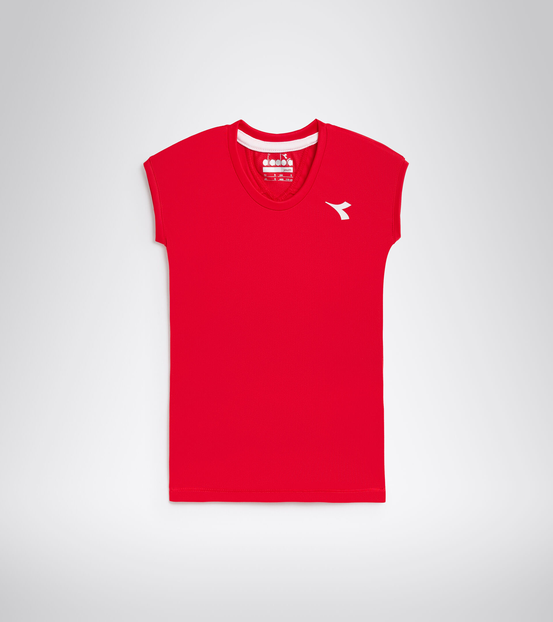 Tennis T-shirt - Junior G. T-SHIRT TEAM TOMATO RED - Diadora