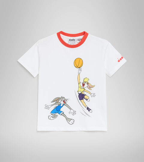 Sports T-shirt - Kids JU.T-SHIRT SS WB HOT CORAL - Diadora