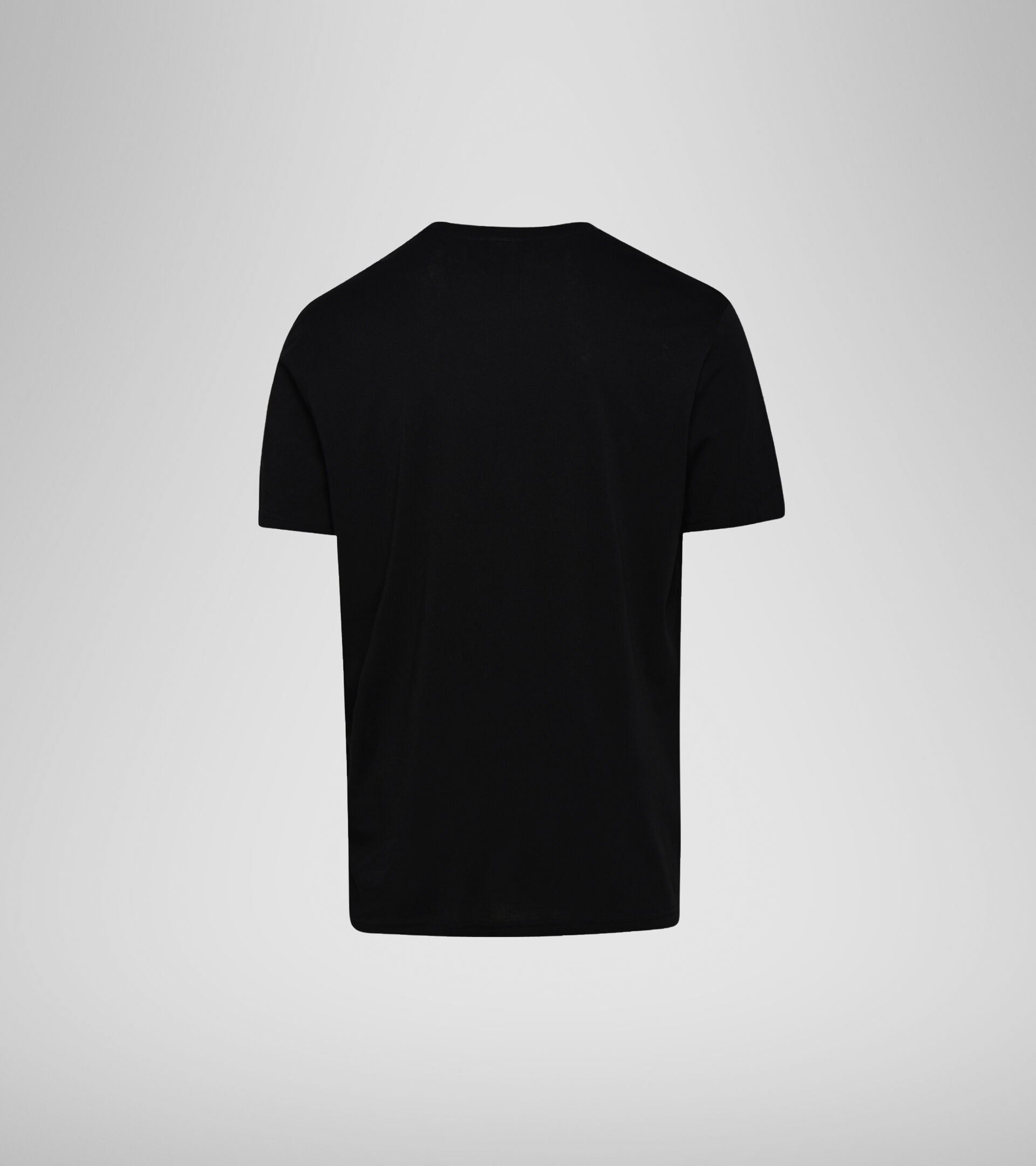 T-shirt - Men T-SHIRT SS FREGIO CLUB BLACK - Diadora