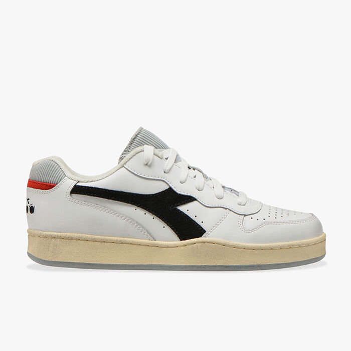 MI BASKET LOW ICONA, WHITE/BLACK/HIGH RISE, large