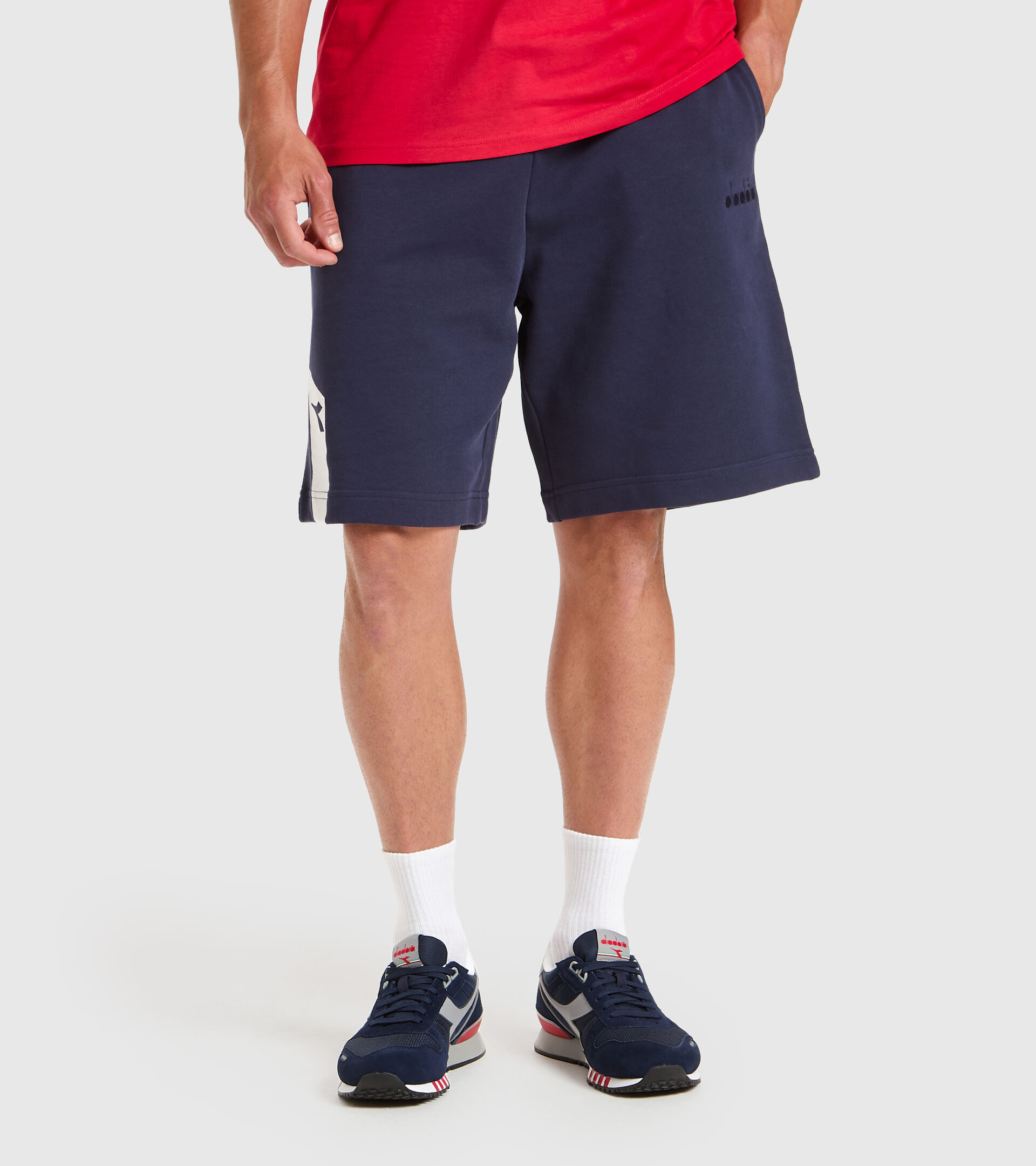 Sportswear bermuda - Unisex BERMUDA ICON CLASSIC NAVY - Diadora