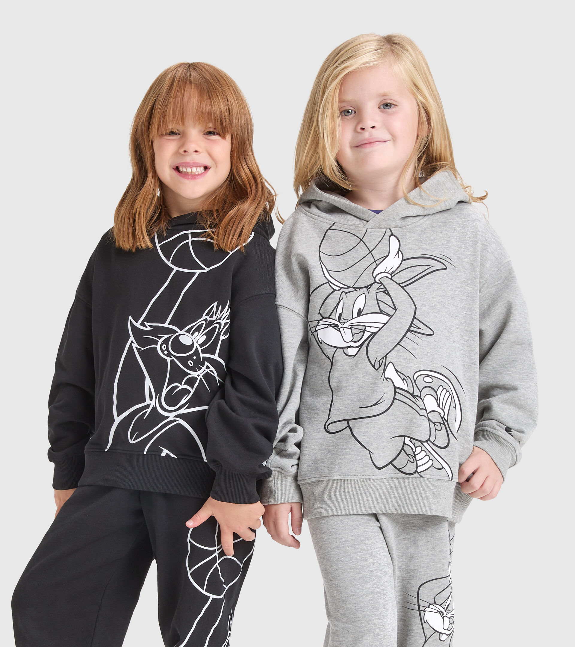 Hooded sweatshirt - Kids JU.HOODIE WB BLACK - Diadora