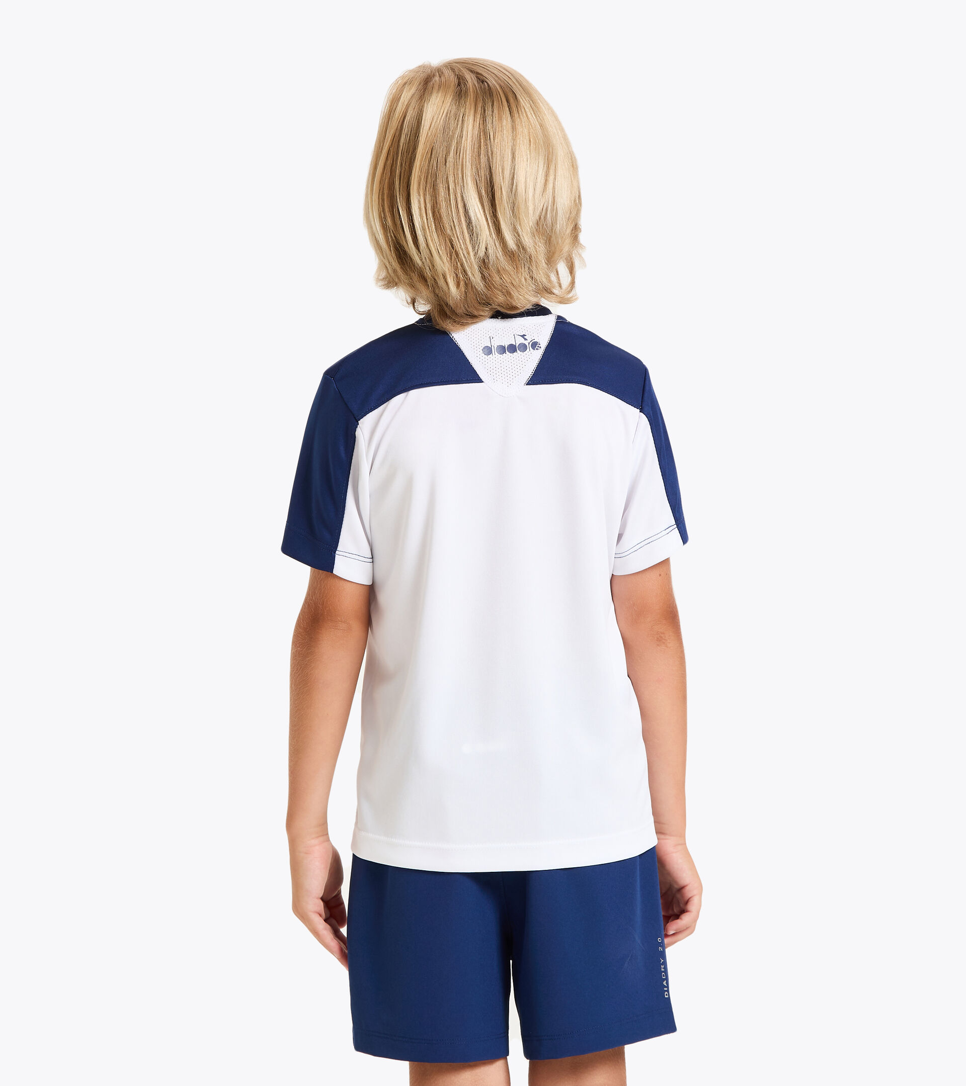 Tennis T-shirt - Junior J. T-SHIRT TEAM SALTIRE NAVY - Diadora