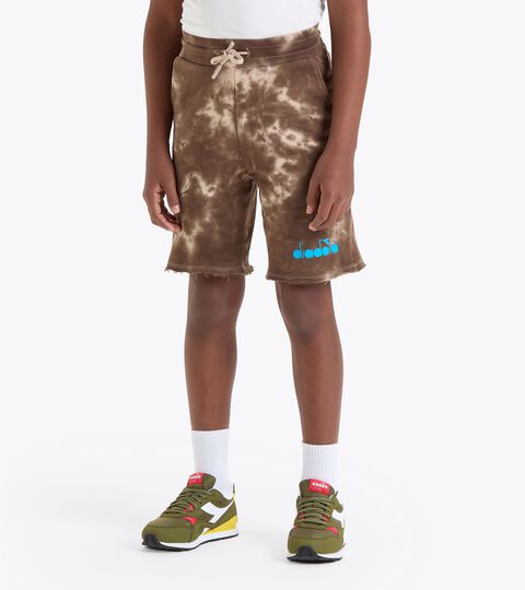 Shorts aus 100 % Baumwolle - Junge JB.BERMUDA TIE DYE WARM TAUPE - Diadora