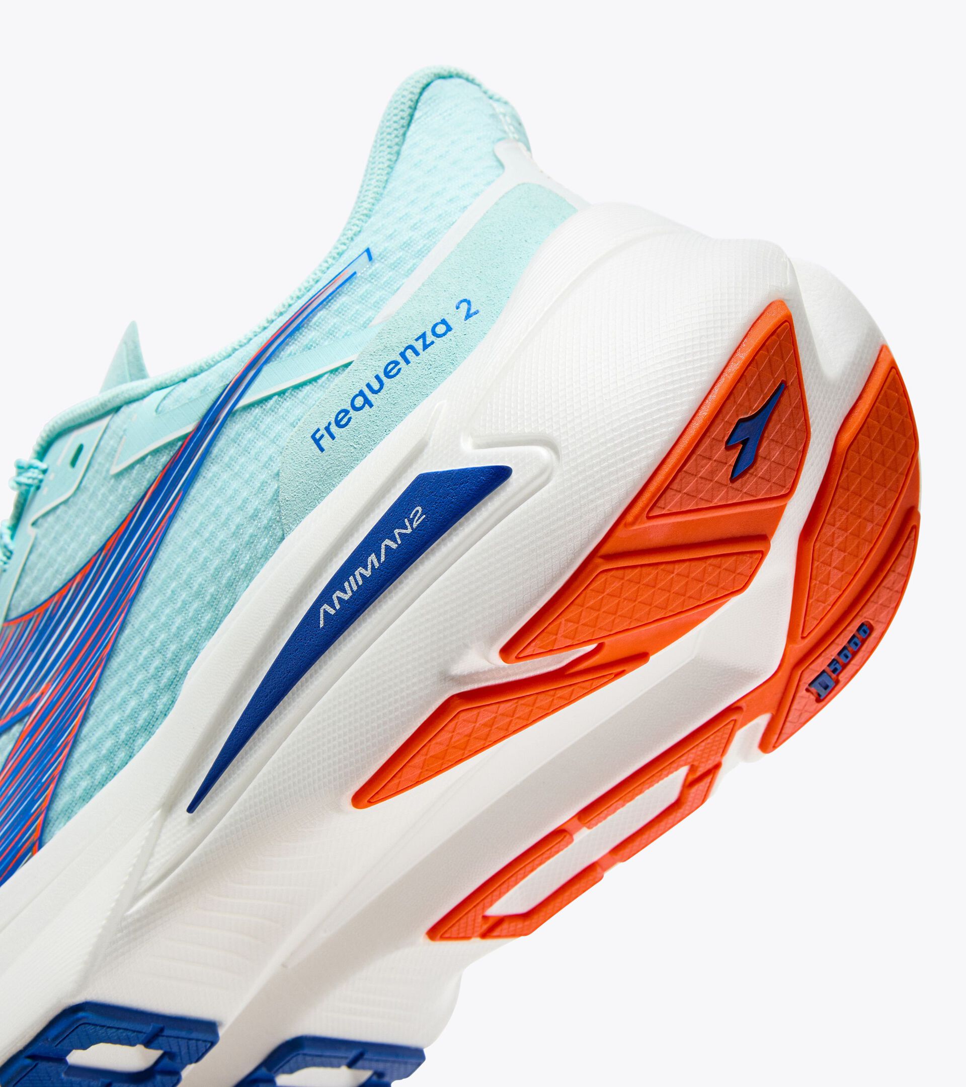 Running shoe - Lightness and reactivity - Men&rsquo;s FREQUENZA 2 SPA RETREAT/LAPIS BLUE - Diadora