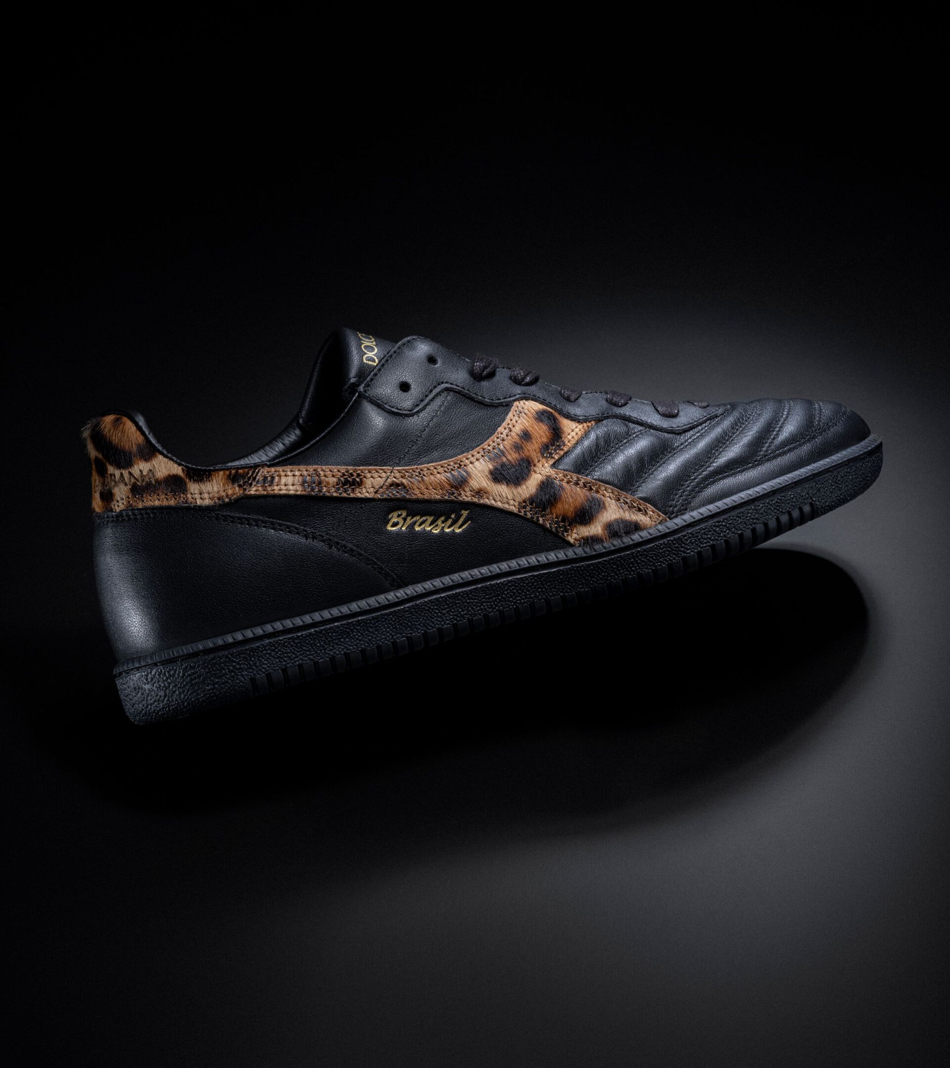 Lifestyle sneaker - Dolce&Gabbana x Diadora - Made in Italy BRASIL INDOOR DOLCE&GABBANA BLACK - Diadora