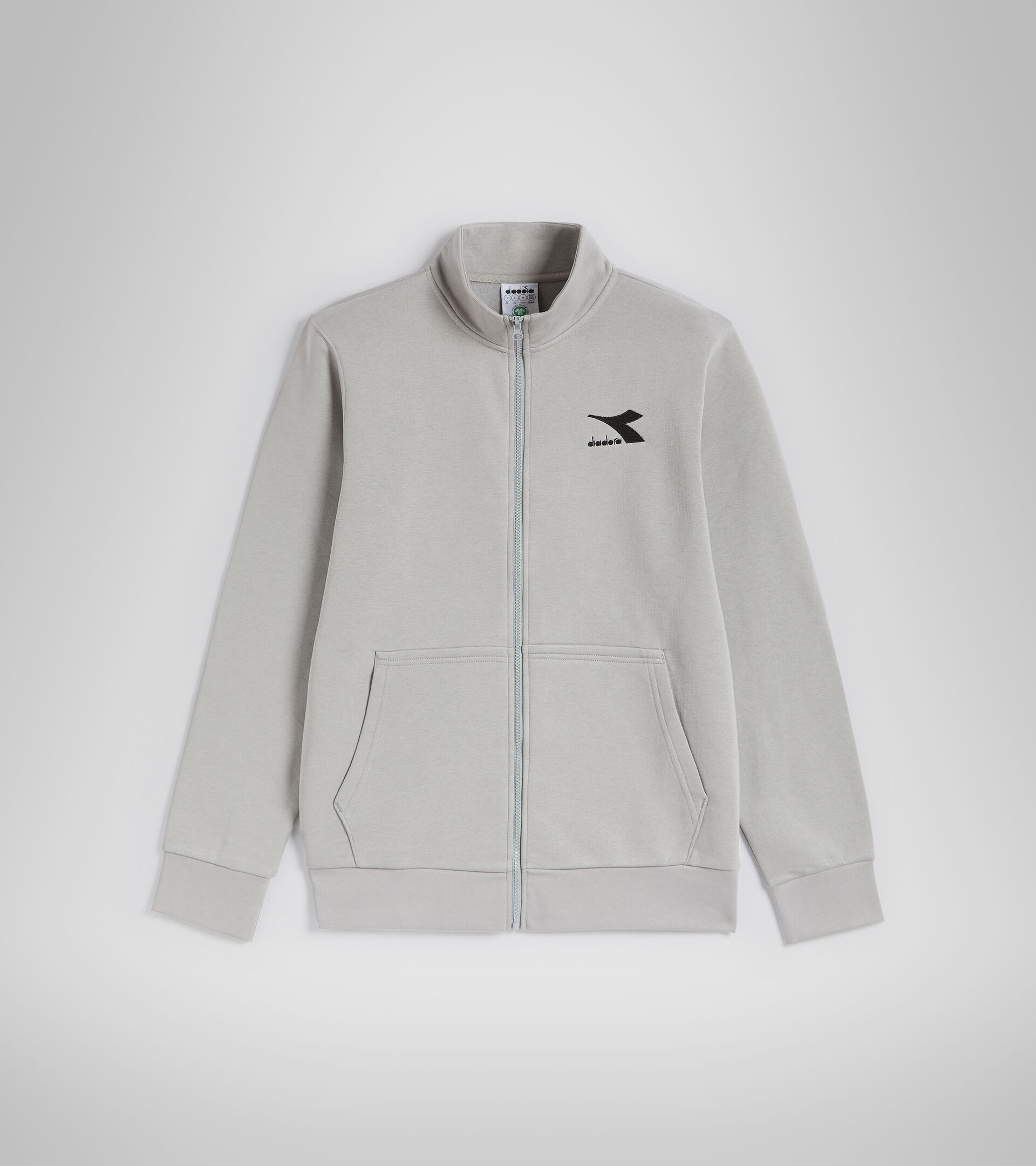 Crew-neck sweatshirt - Men SWEAT FZ CORE GRAY MOUSE - Diadora