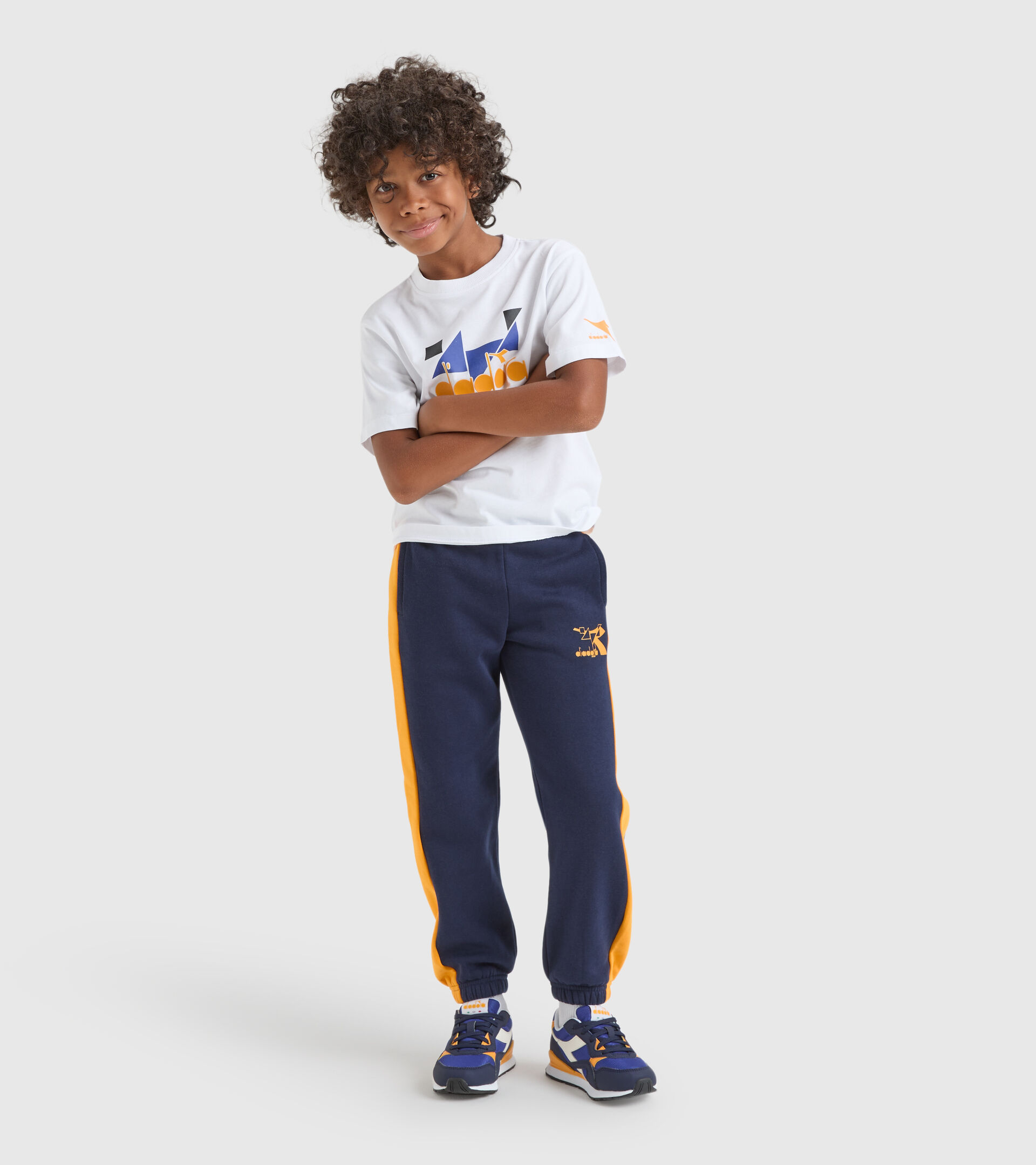 Sports T-shirt - Kids JB.T-SHIRT SS TWISTER OPTICAL WHITE - Diadora