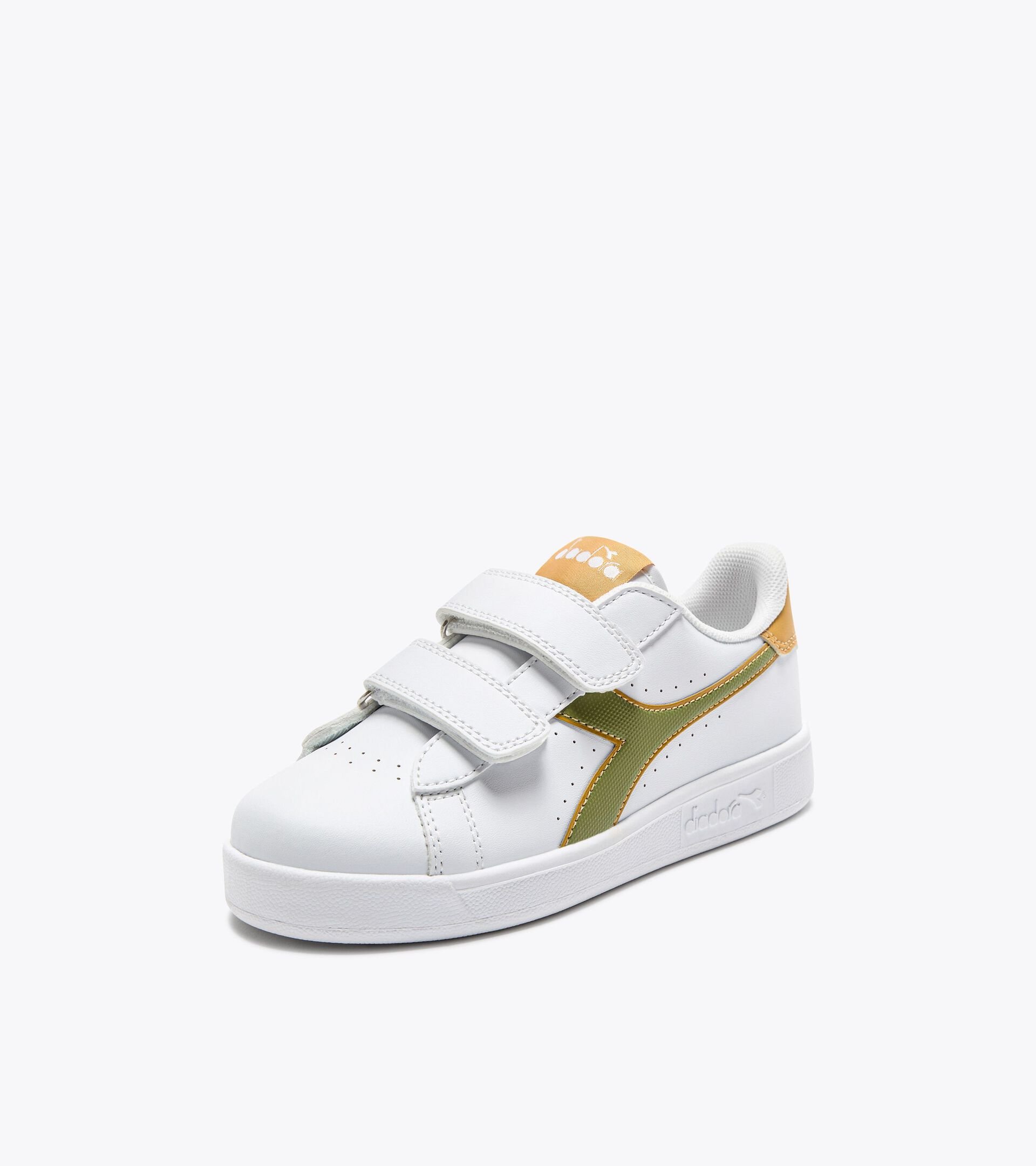 Sports shoes - Kids 4-8 years GAME P PS WHITE/CALLISTE GREEN - Diadora