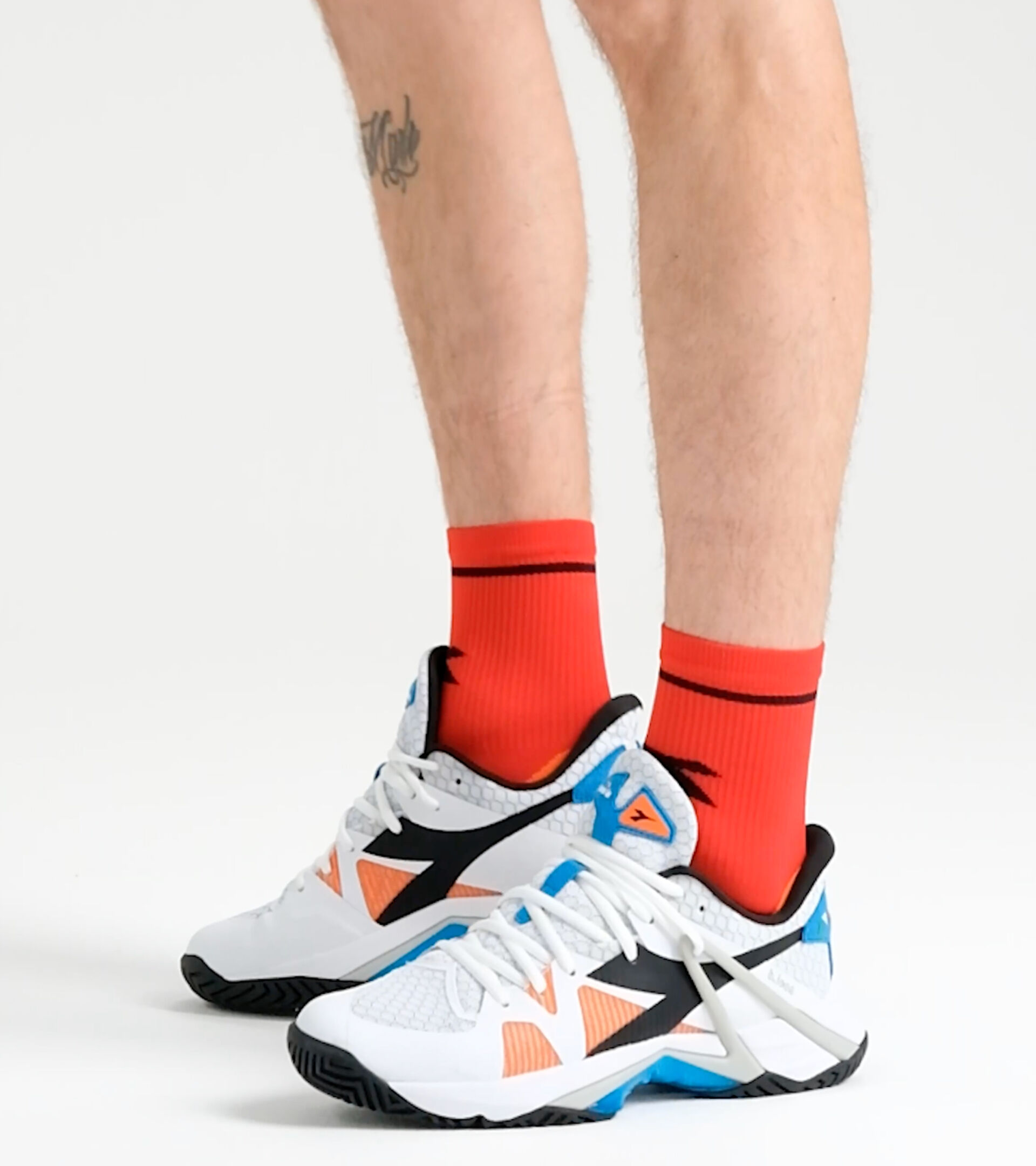 Tennis shoes - Men B.ICON AG WHITE/BLACK/BLUE JEWEL - Diadora