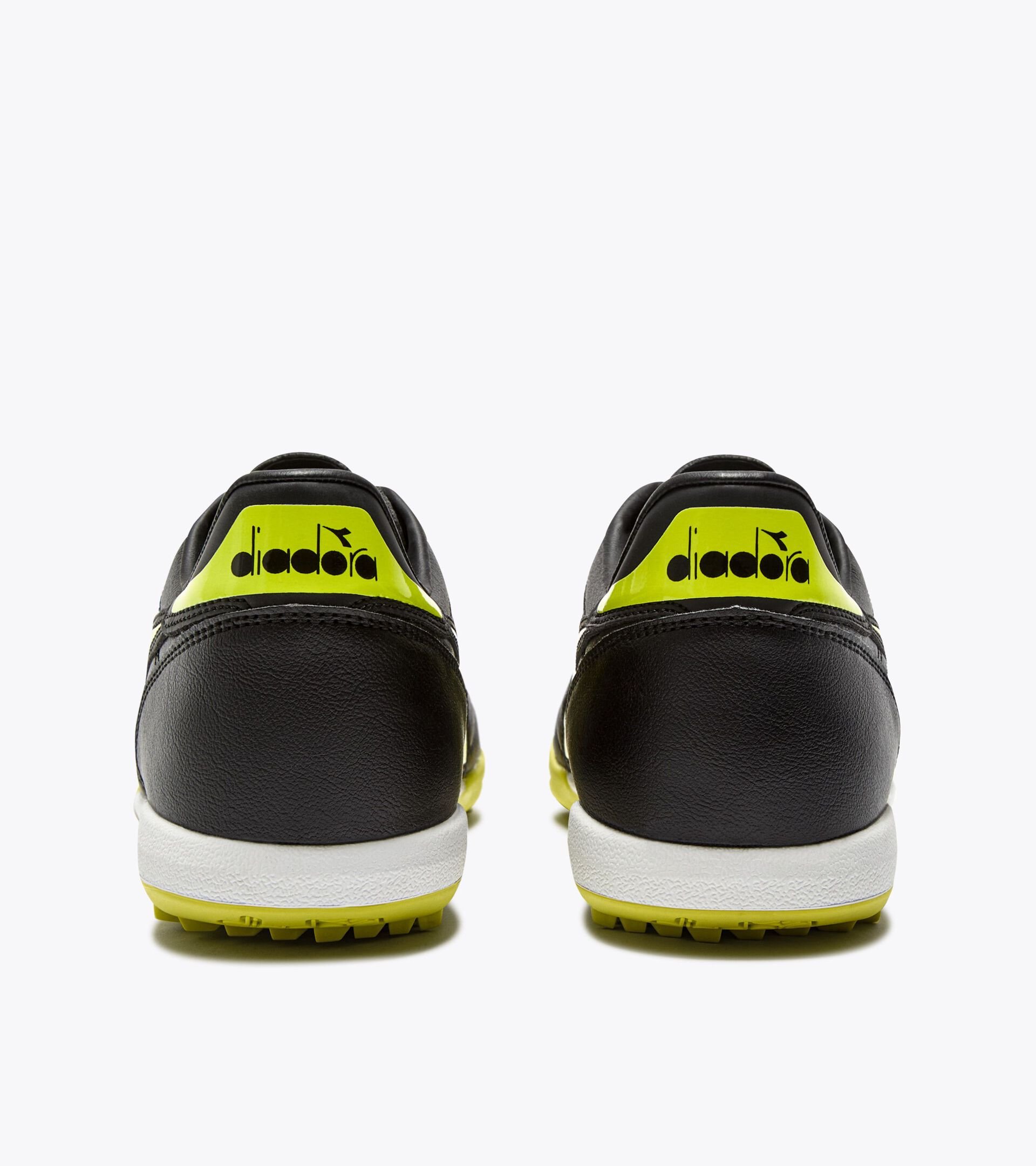 Fußballschuh für synthetische Böden - Herren BRASIL ICON R TFR SCHWARZ/FLUO GELB DD - Diadora