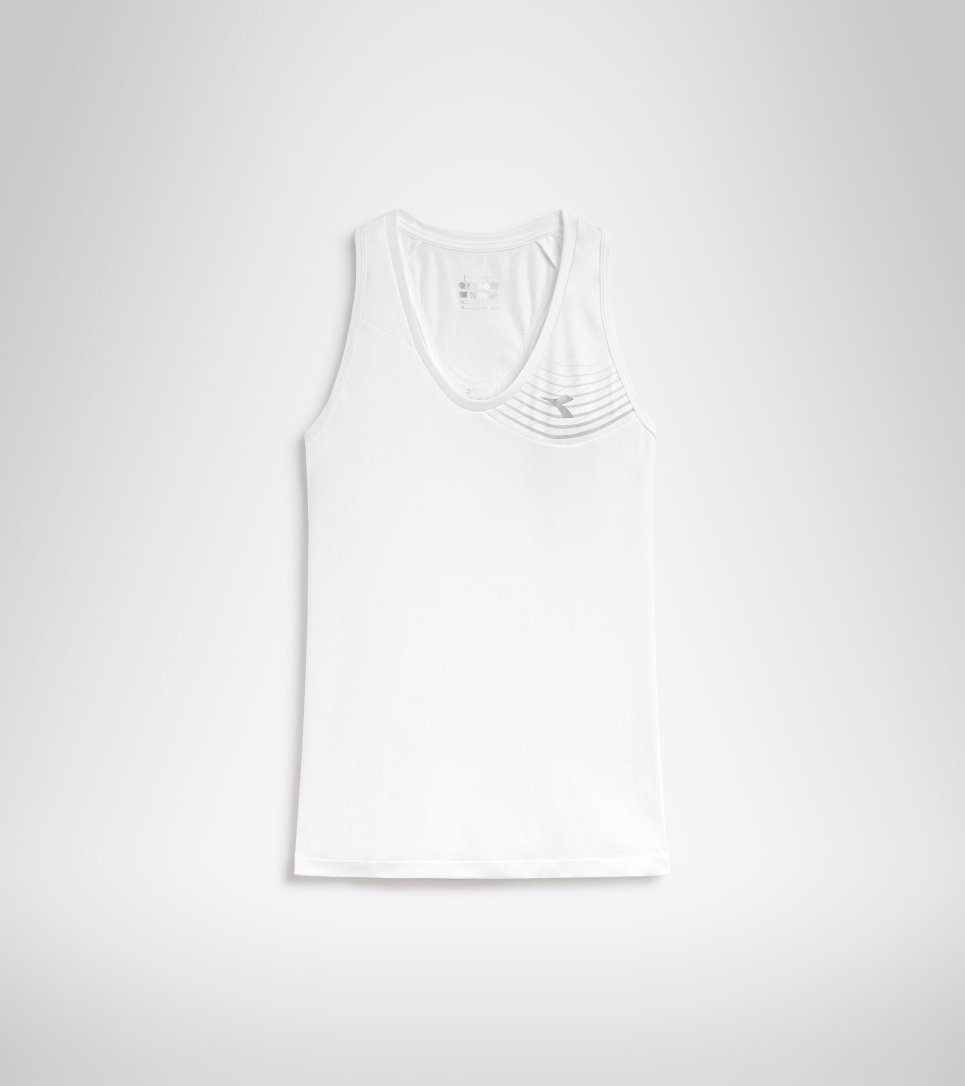 Haut sans manches de tennis pour Femme L. TANK COURT BLANC VIF - Diadora