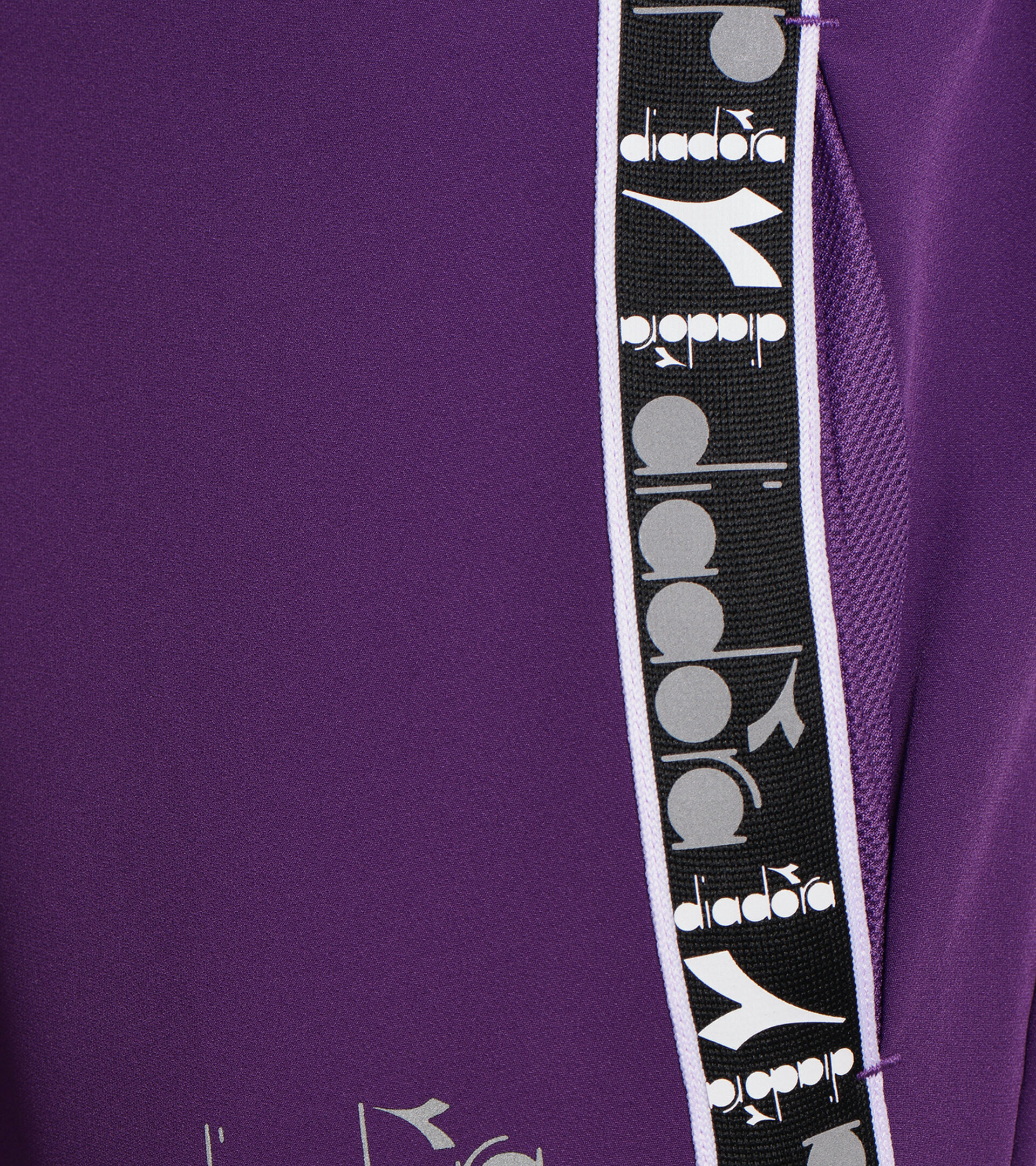 Pantalones para correr - Mujer L. 7/8 RUNNING PANTS BE ONE PURPURA MAJESTAD - Diadora