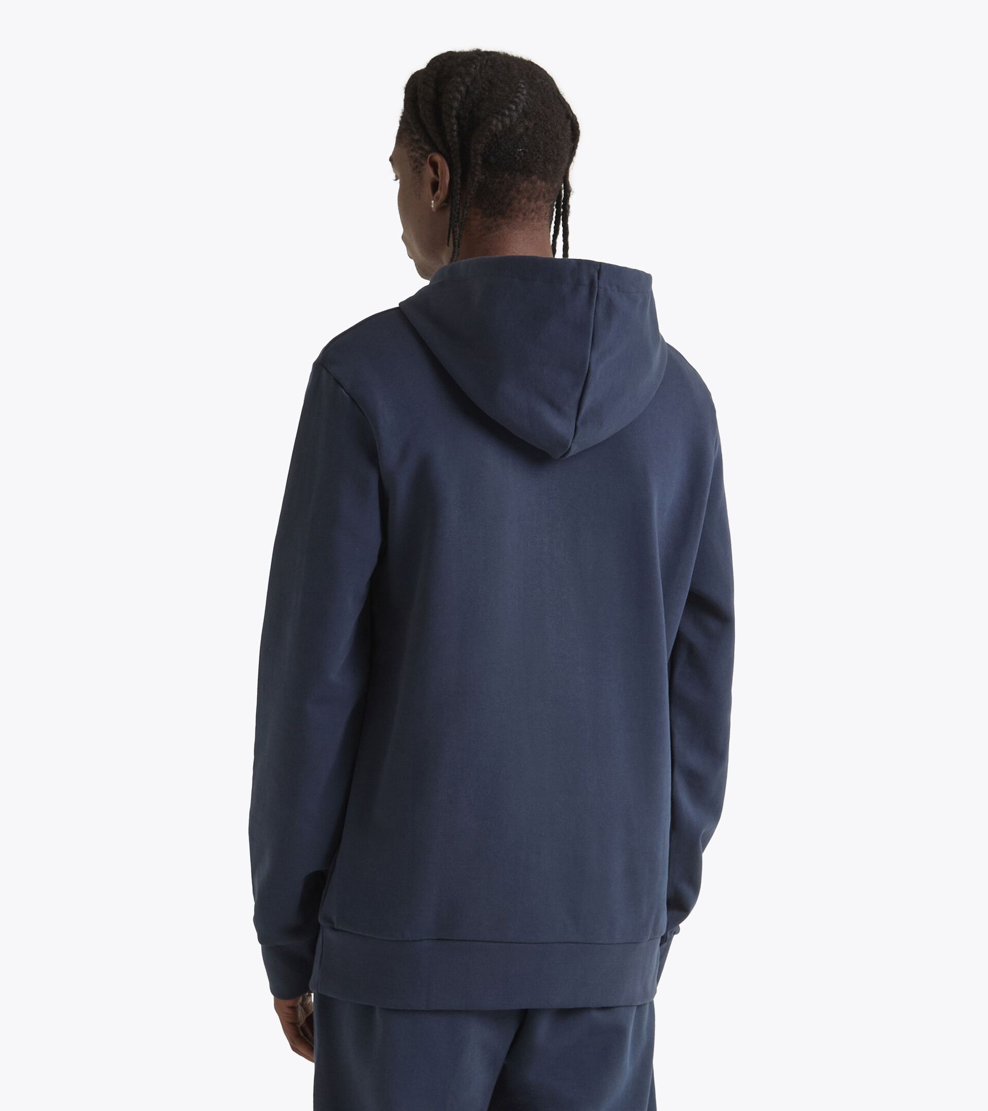 Color block hoodie - All-Gender HOODIE LOGO BLUE DENIM - Diadora