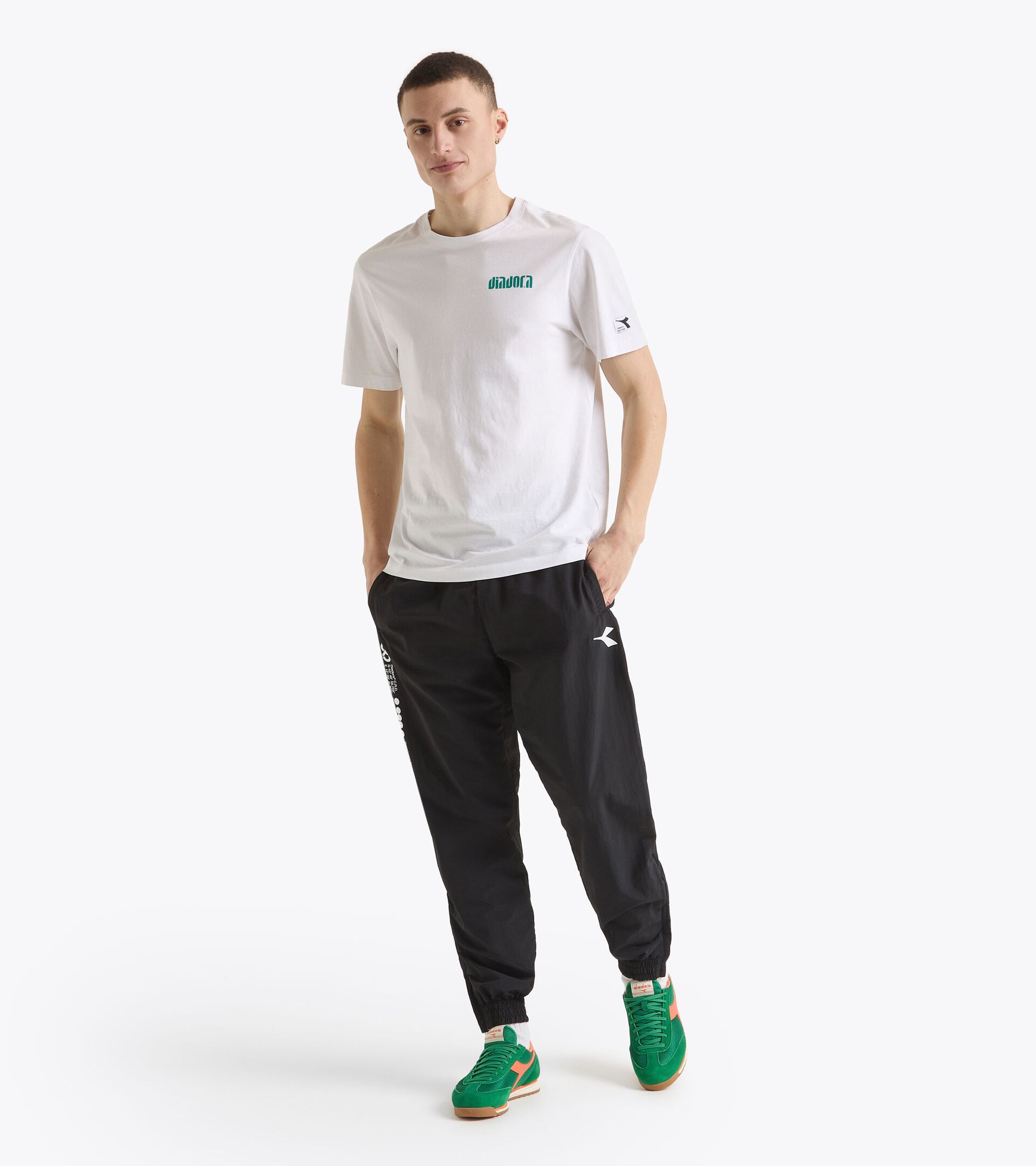 Polyamide Track Jacket - Cross category - All-gender TRACK PANT SPORTS BLACK - Diadora