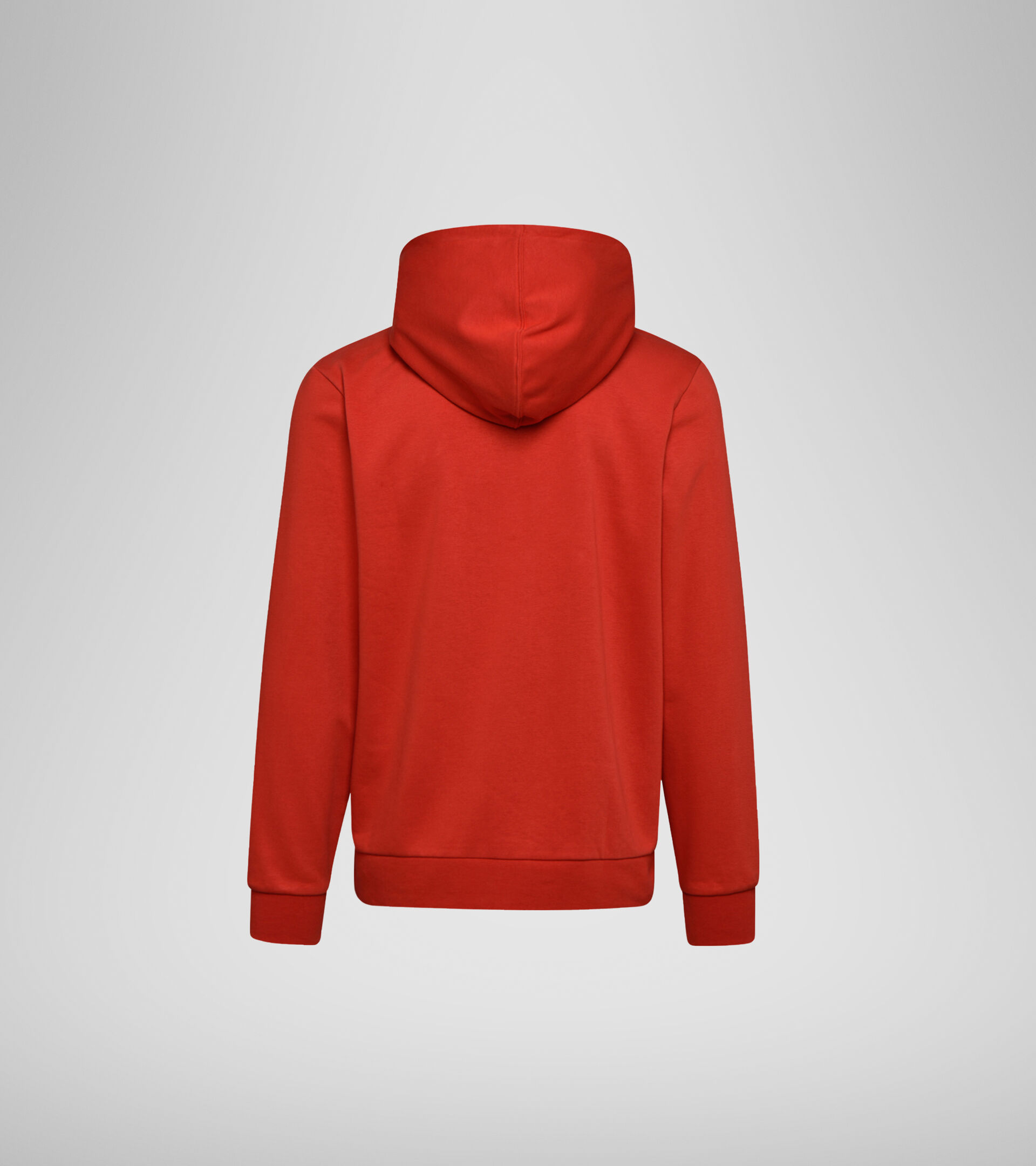 Hooded sweatshirt - Men HOODIE BIG LOGO MOLTEN LAVA RED - Diadora
