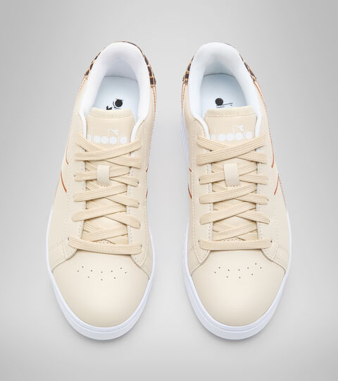 GAME STEP P LEOPARD GS, ANGORA BEIGE Sports shoes - Kids 8-16 years GAME STEP P LEOPARD GS ANGORA BEIGE - Diadora