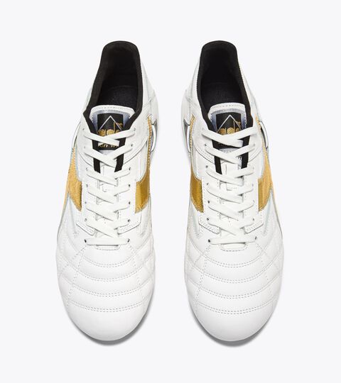 Scarpa da calcio Made In Italy per terreni compatti - Uomo
 M.WINNER  ITA OG 94 LT+  MDPU BIANCO/ORO - Diadora