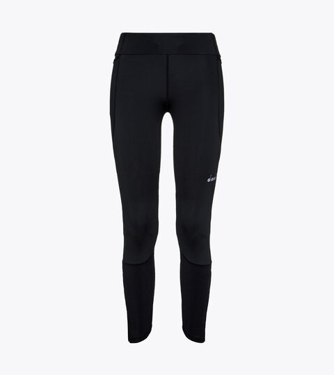 Thermal leggings - Women L. RUN TIGHTS WINTER PROTECTION BLACK - Diadora