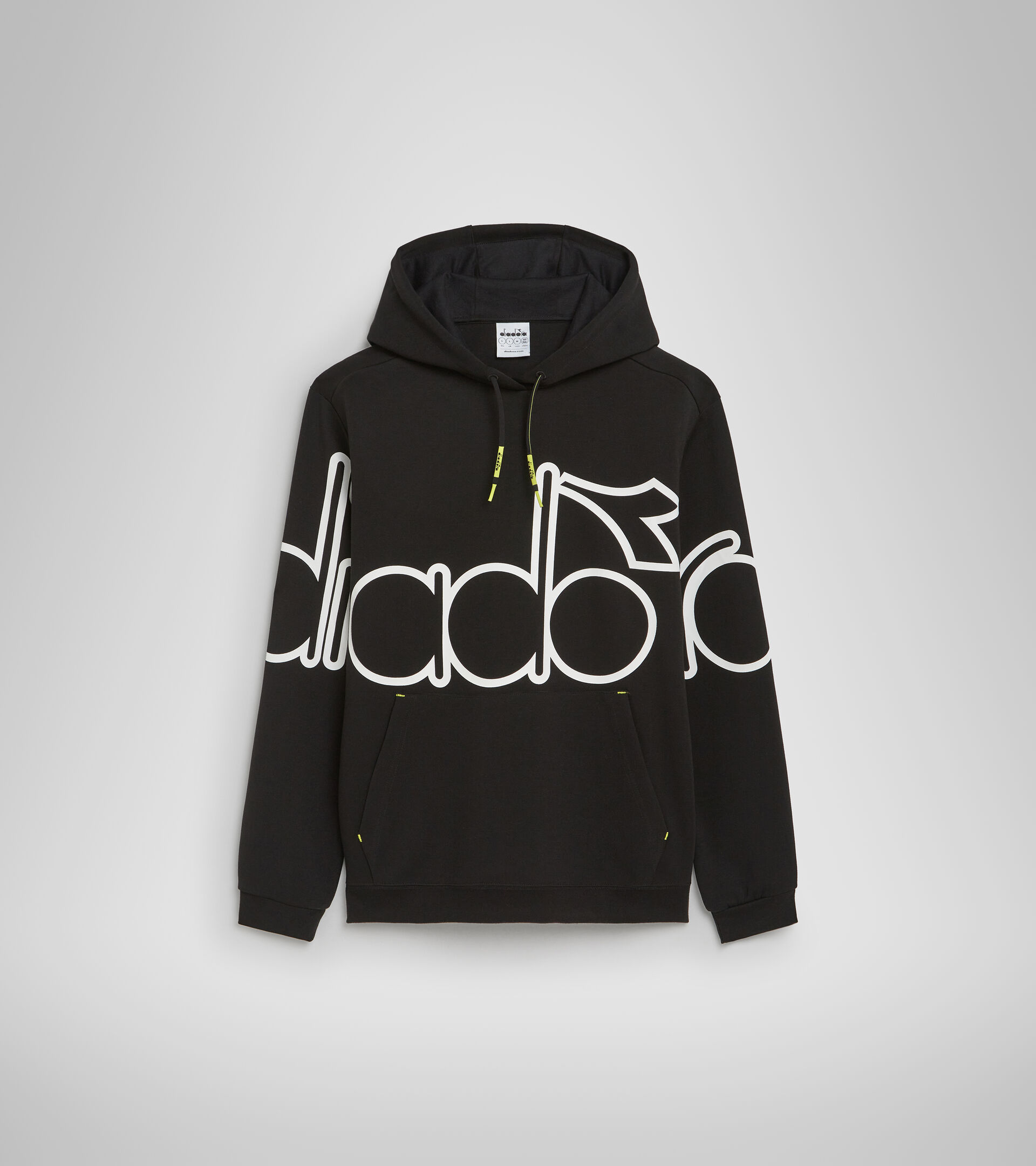 Hooded sweatshirt - Men HOODIE URBANITY BLACK - Diadora