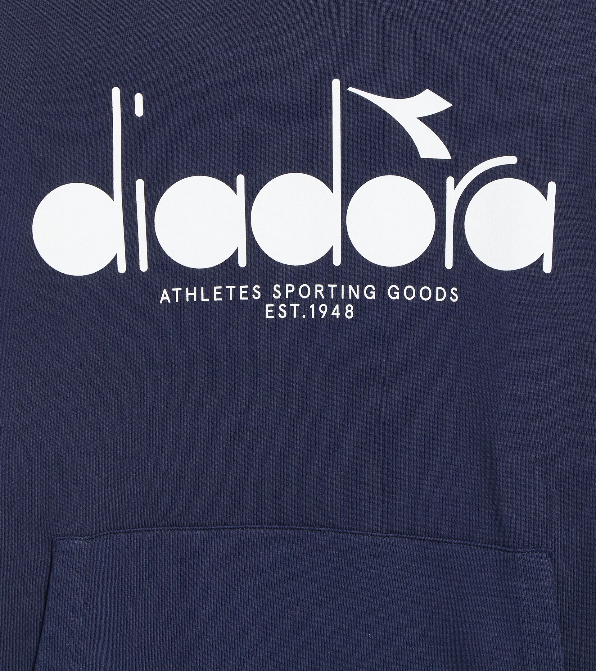 Color block hoodie - All-Gender HOODIE LOGO CLASSIC NAVY - Diadora