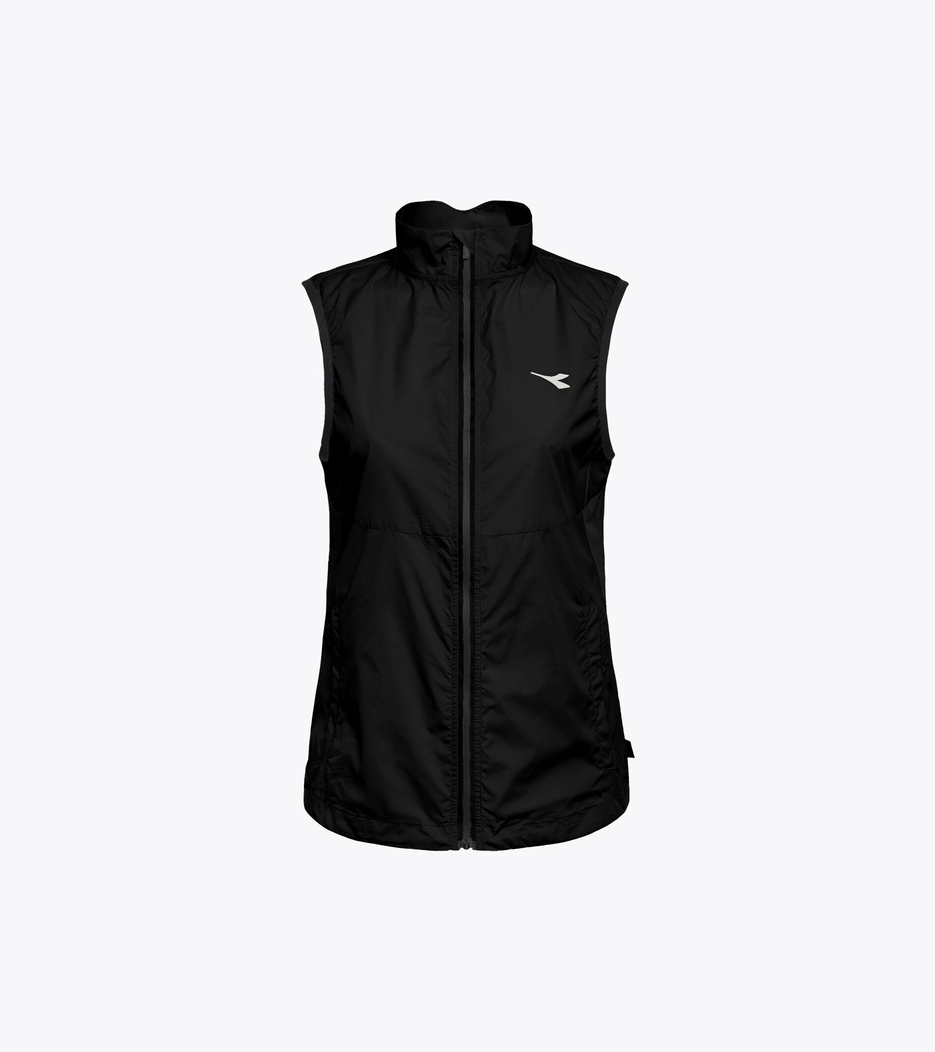 Gilet impermeabile - Donna L. PACKABLE VEST NERO - Diadora