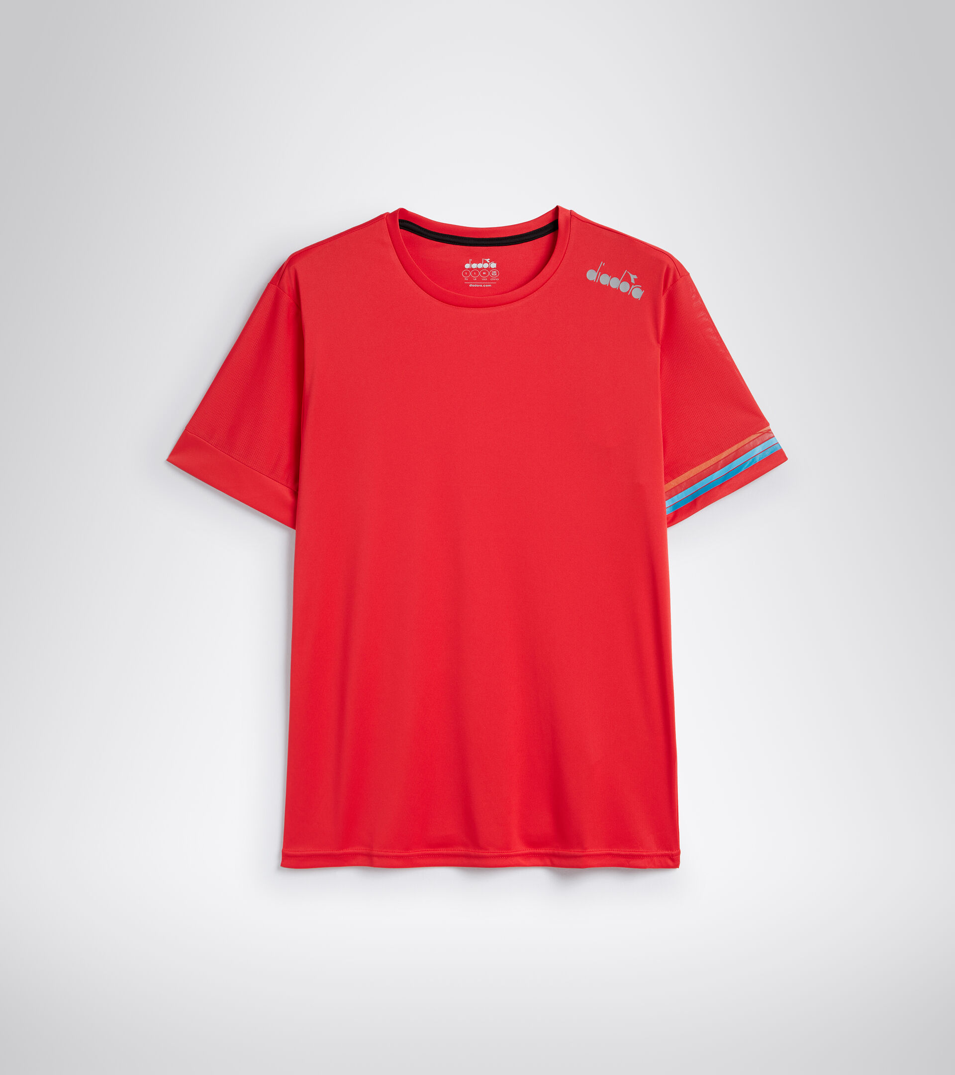 Short-sleeved running T-shirt - Men SS CORE TEE FER.RED ITALY - Diadora
