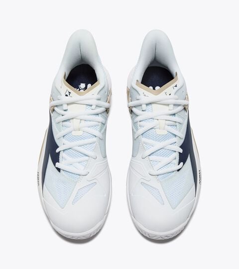 Tennis shoe for hard surfaces and clay courts - Stability - Women&rsquo;s
 B.ICON 3 W AG WHITE/BLUE CORSAIR - Diadora