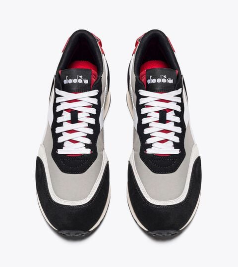 RACE NYL, ULTIMATE GRAY/BLACK Sporty sneakers - Gender neutral RACE NYL ULTIMATE GRAY/BLACK - Diadora