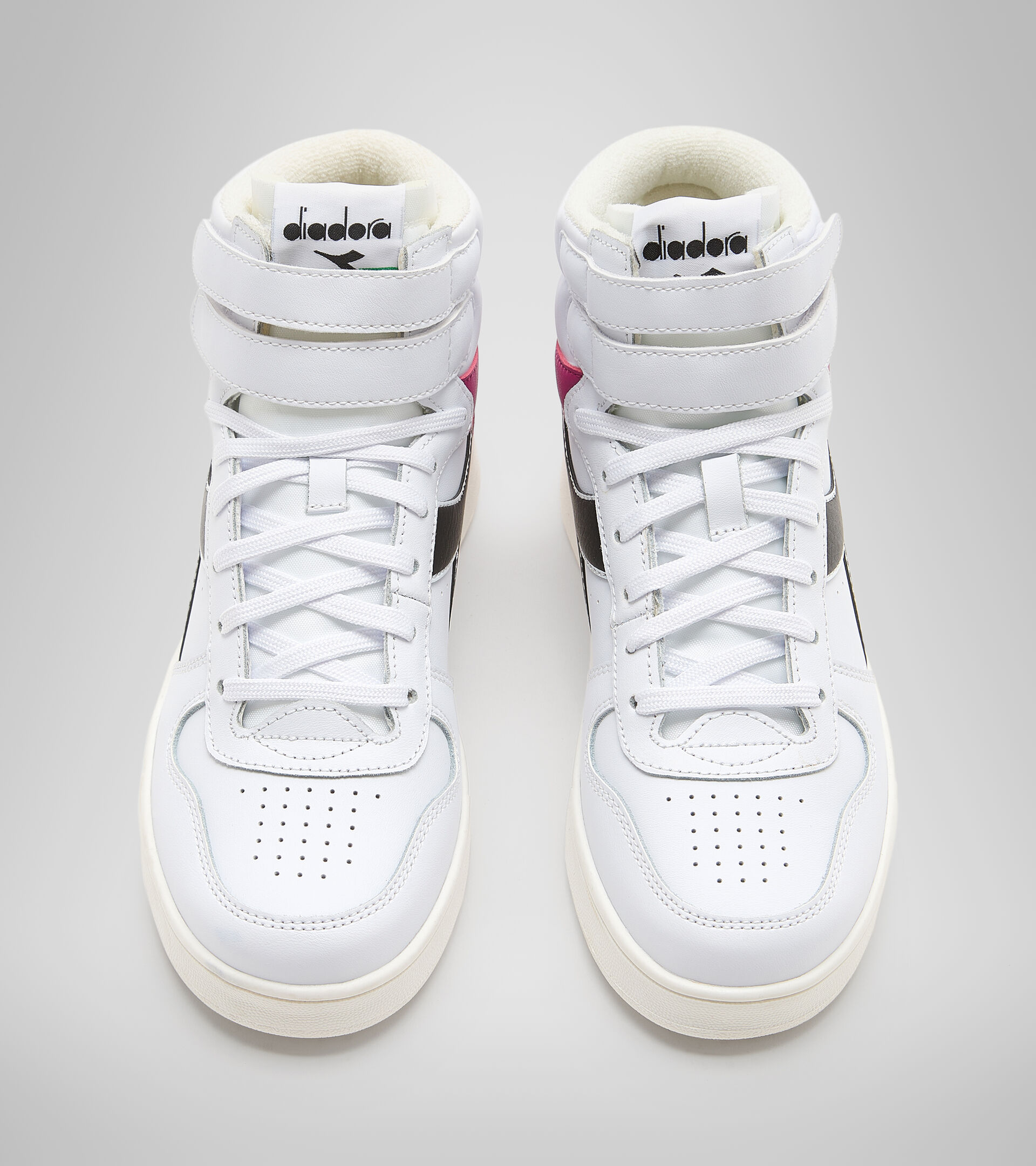 Sports shoes - Youth 8-16 years MAGIC BASKET MID GS WHITE/CREAM BLUSH/BLACK - Diadora