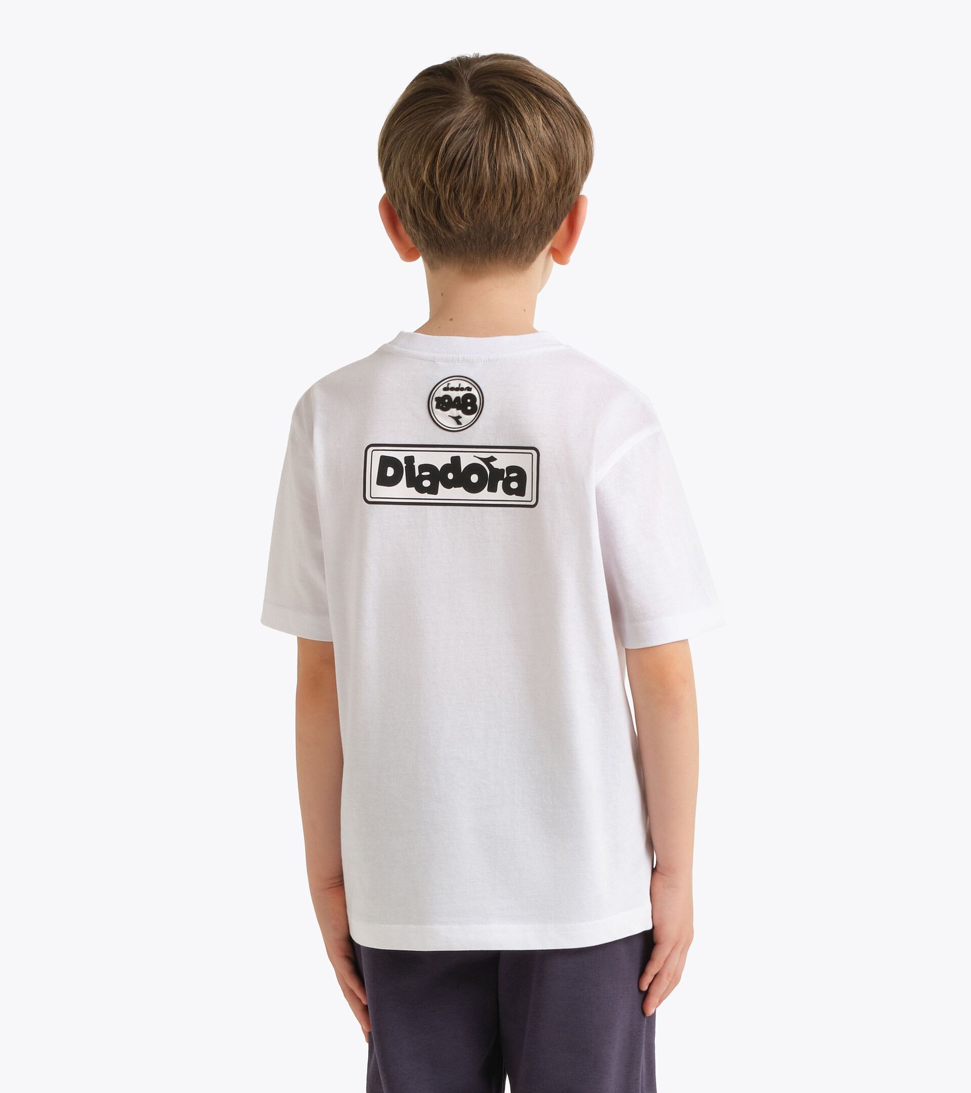 Cotton t-shirt - Boy
 JB. T-SHIRT SS ESS. SPORTS SL OPTICAL WHITE - Diadora