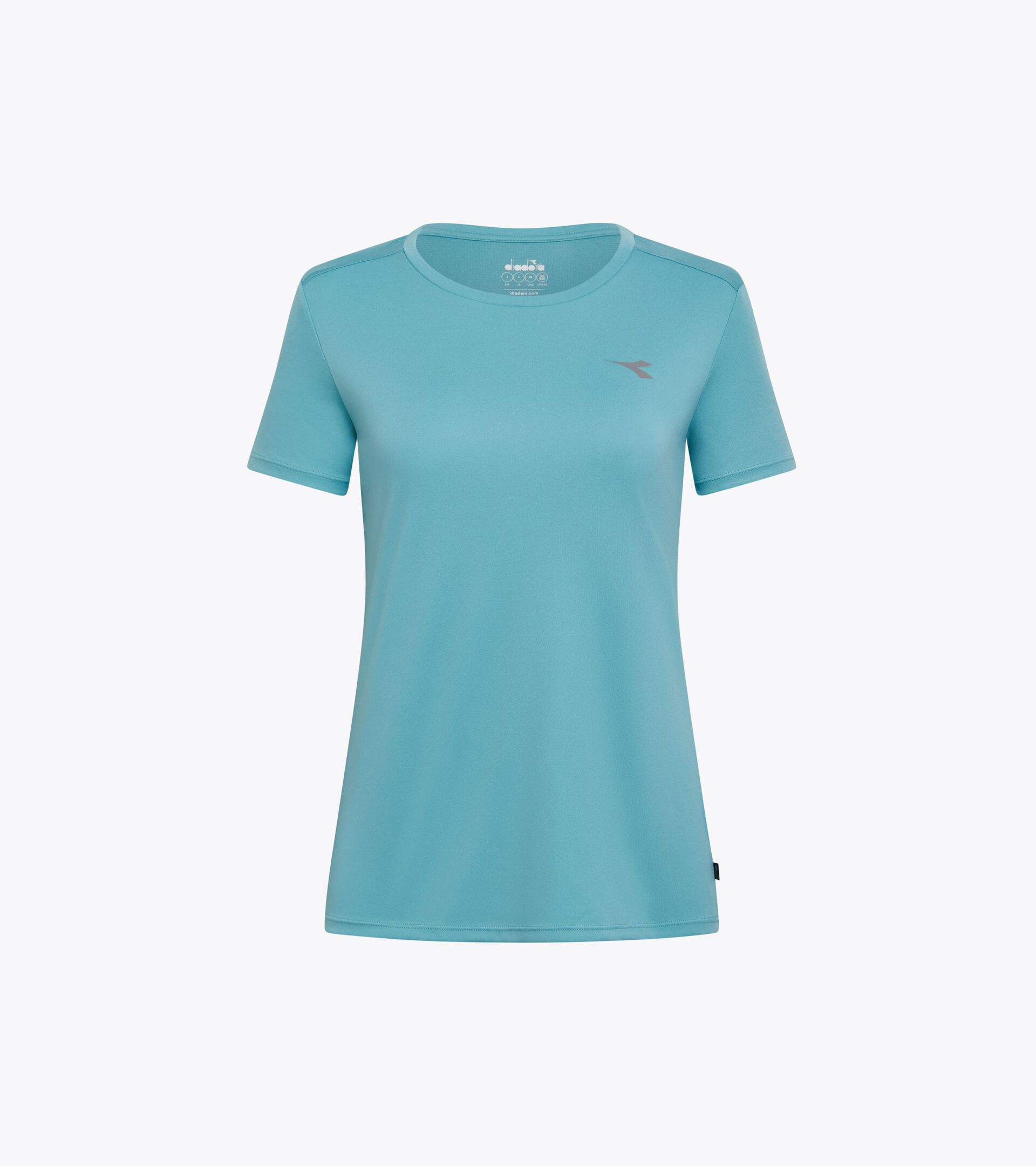Camiseta deportiva - Mujer L. SS T-SHIRT RUN DUSTY TURQUOISE - Diadora