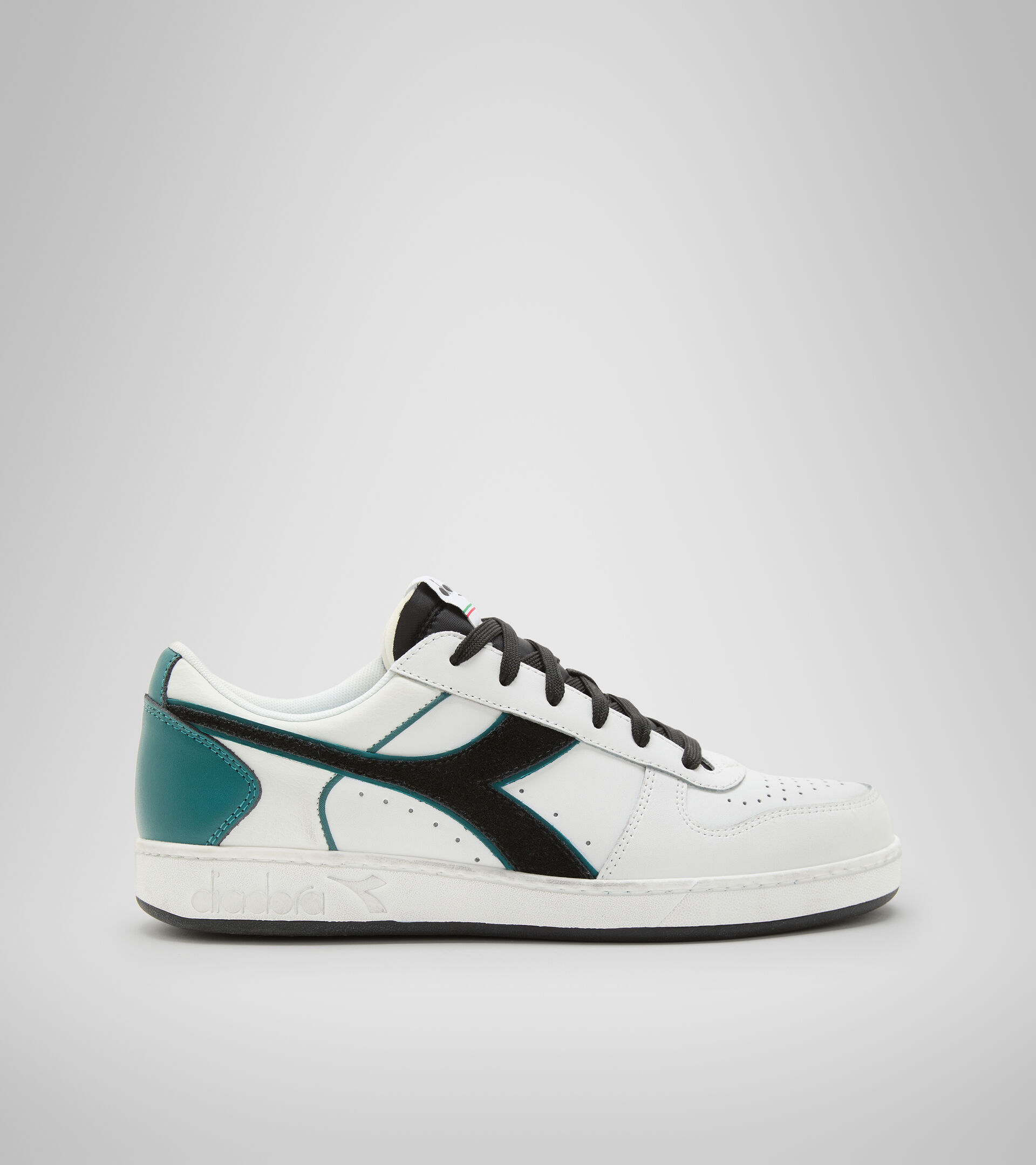 Zapatillas deportivas - Unisex MAGIC BASKET LOW ICONA LEATHER BLANCO/NEGRO/PACIFICO - Diadora