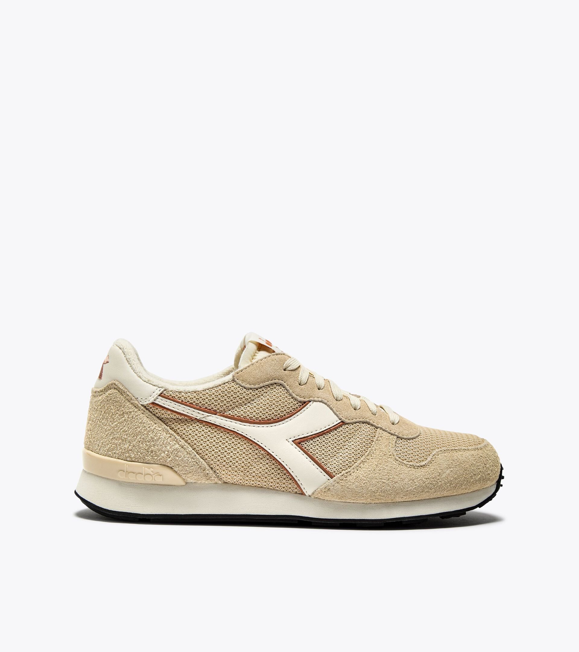 Suede leather sports sneakers - All-gender CAMARO HAIRY BEIGE BISCUIT - Diadora