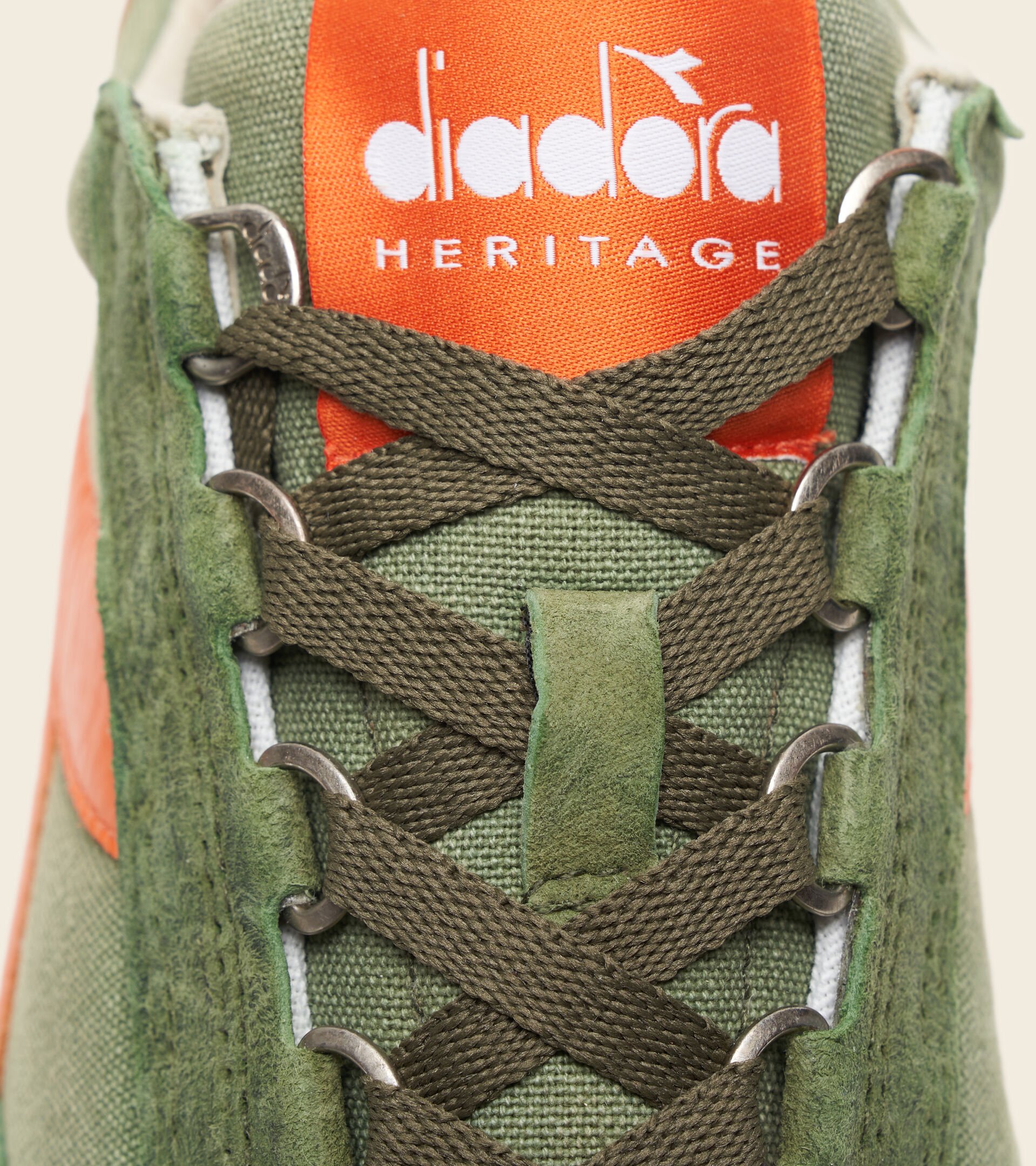 Heritage shoe - Unisex EQUIPE H CANVAS STONE WASH GREEN LODEN - Diadora