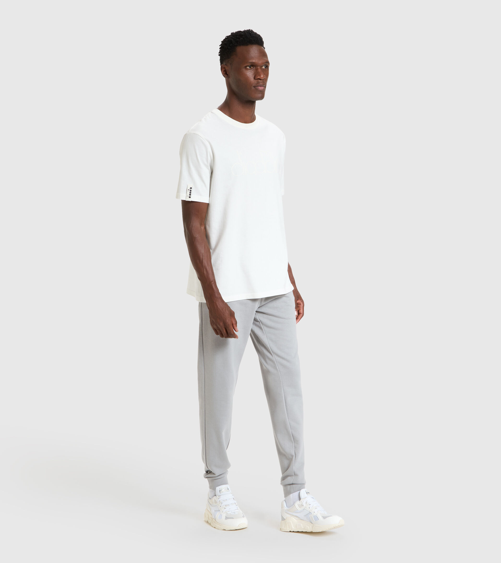Sports trousers - Men PANTS CUFF CORE GRAY MOUSE - Diadora